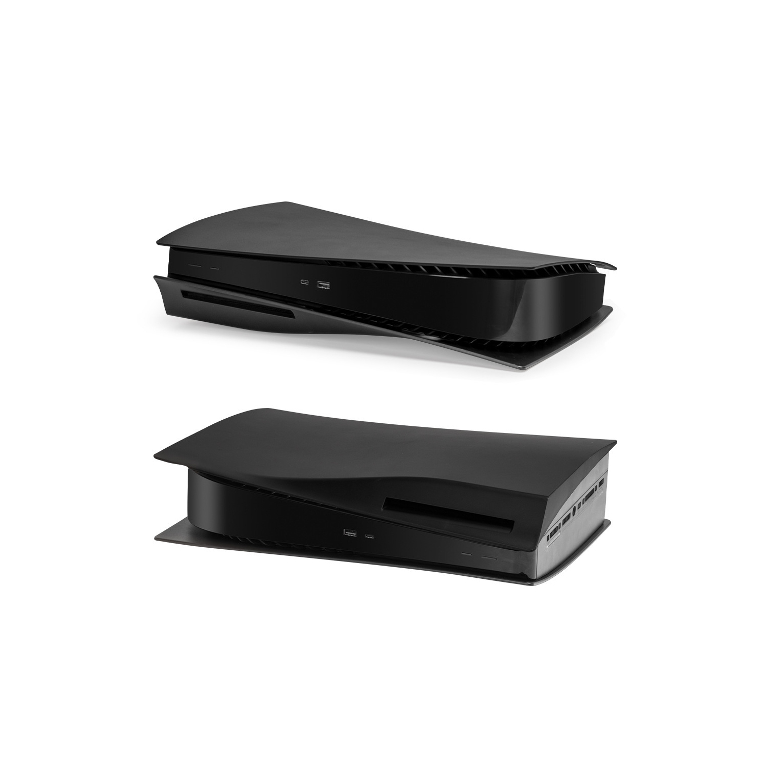 navor Faceplate Skin Compatible with PS5 Disk Console, Scratch Resistant Dustproof Faceplate Compatible with PlayStation 5, Hard ABS Shockproof Cover