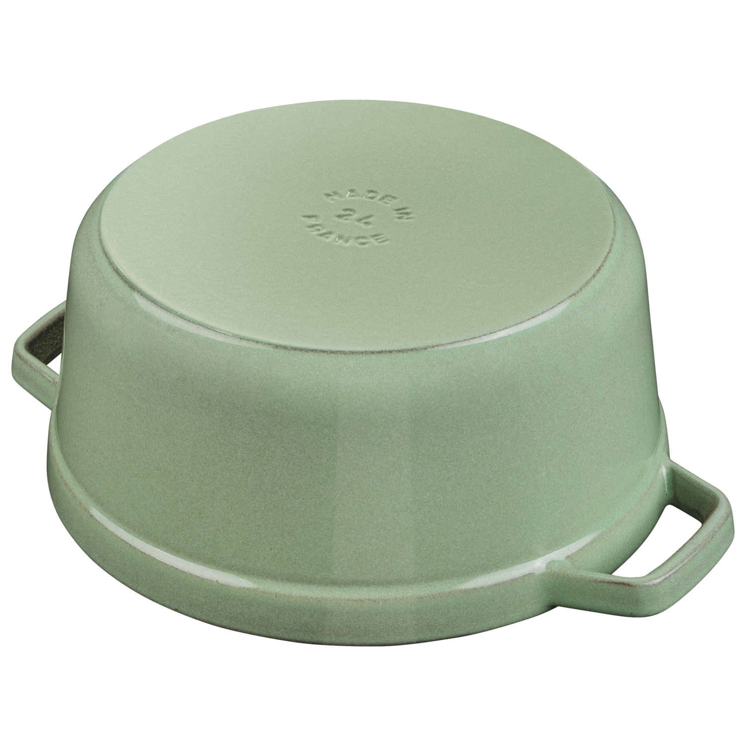 STAUB La Cocotte 3.7 L Cast Iron Round Cocotte, Sage