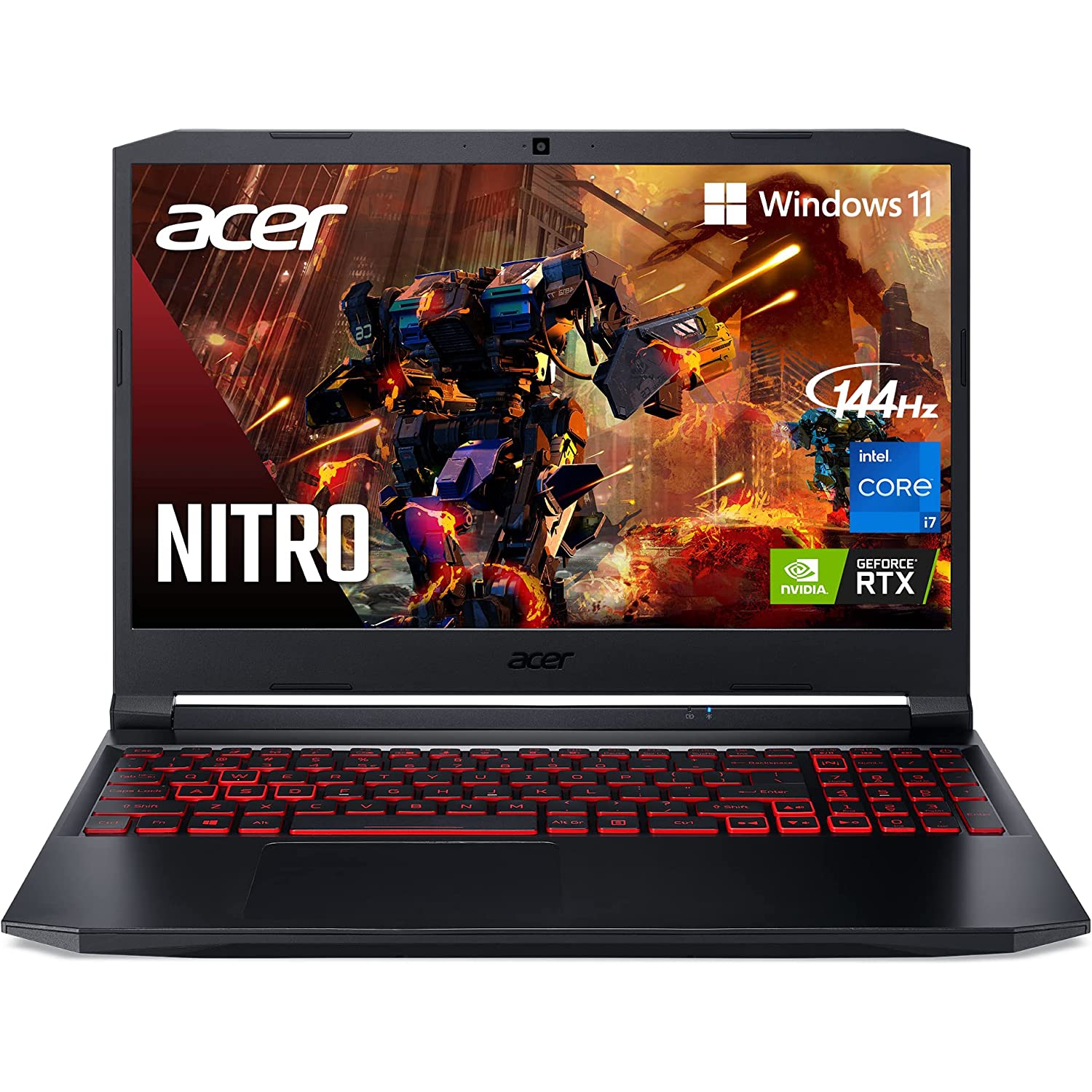 Acer 15.6" Nitro 144Hz (Intel i7-11800H/512GB SSD/16GB/Nvidia RTX 3060/Win11) - Open Box w/ 1 Year Warranty