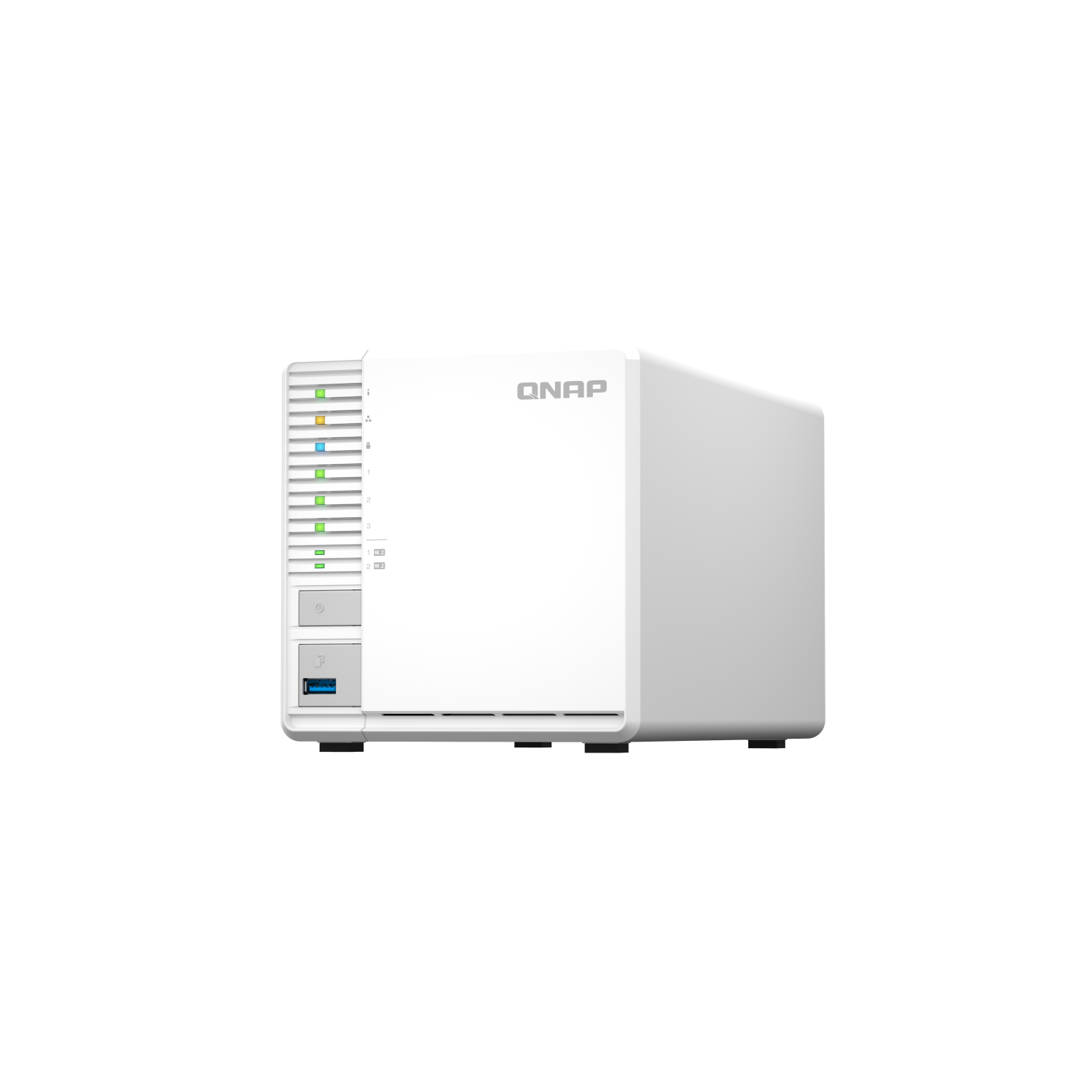 QNAP – NAS de bureau haute performance TS-364-8G-US à 3 baies avec processeur 4 hexacoeur Celeron d’Intel