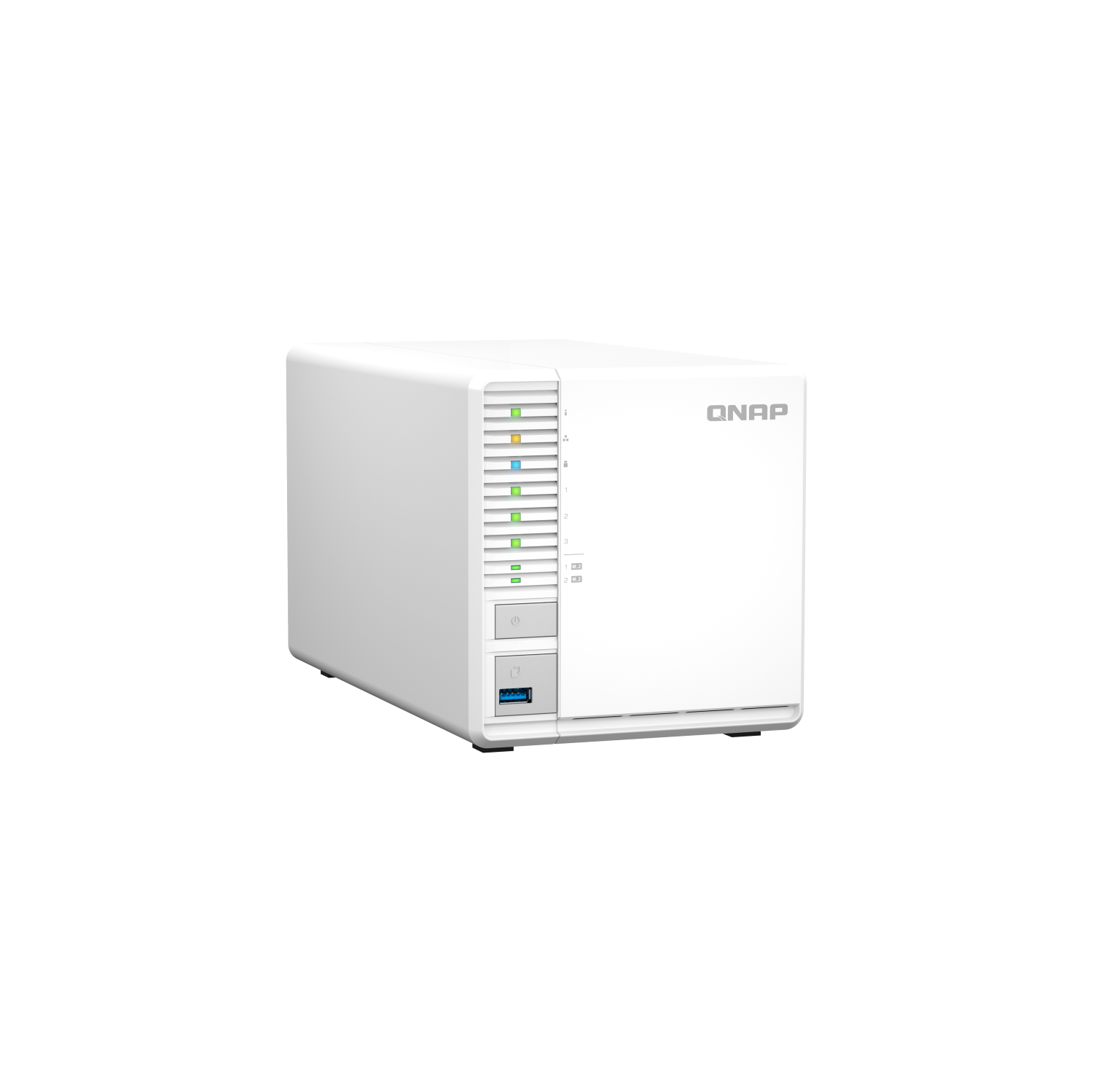 QNAP – NAS de bureau haute performance TS-364-8G-US à 3 baies avec processeur 4 hexacoeur Celeron d’Intel