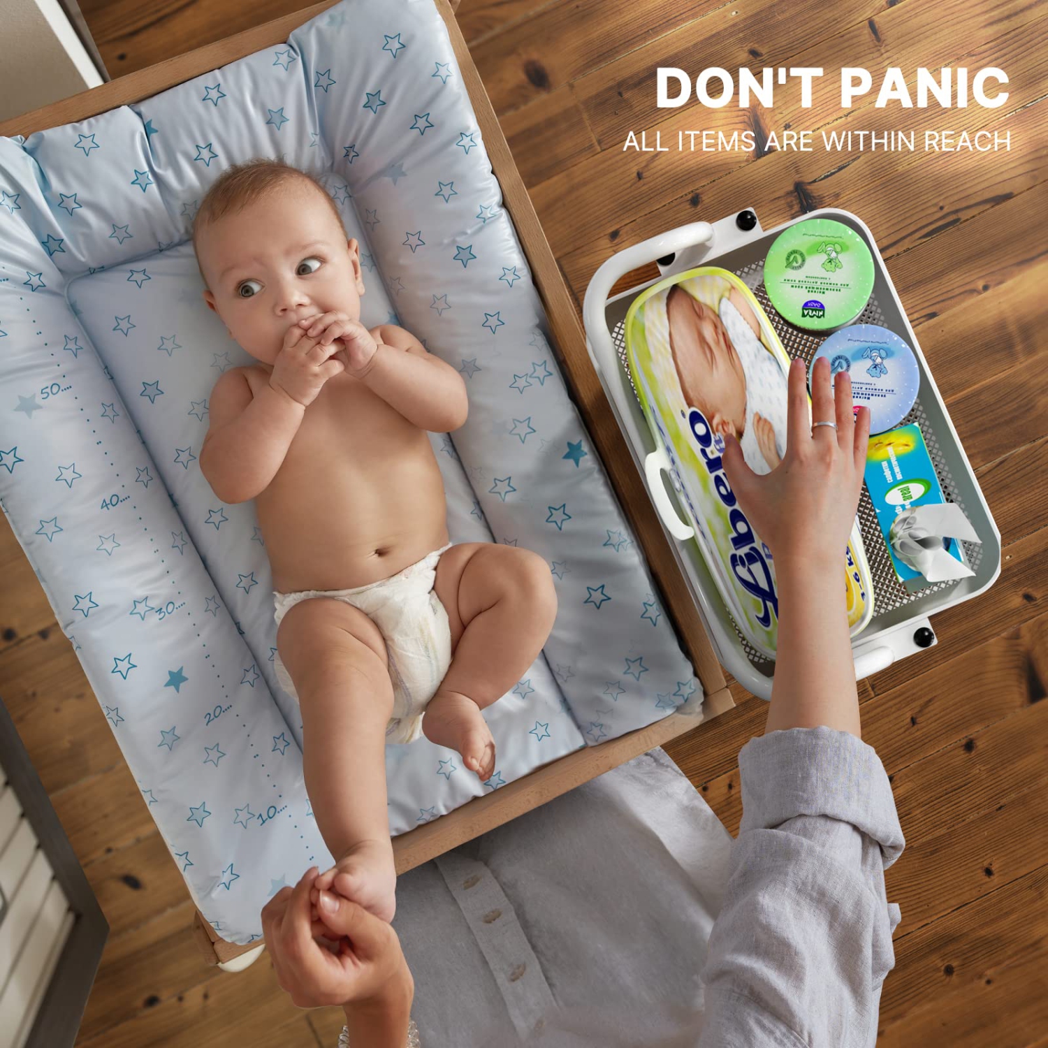 3-Tier Rolling Utility Cart, Multifunctional Metal Organization Storage Cart with 2 Lockable Wheels for Office, Home, Kitchen, Bedroom, Bathroom,