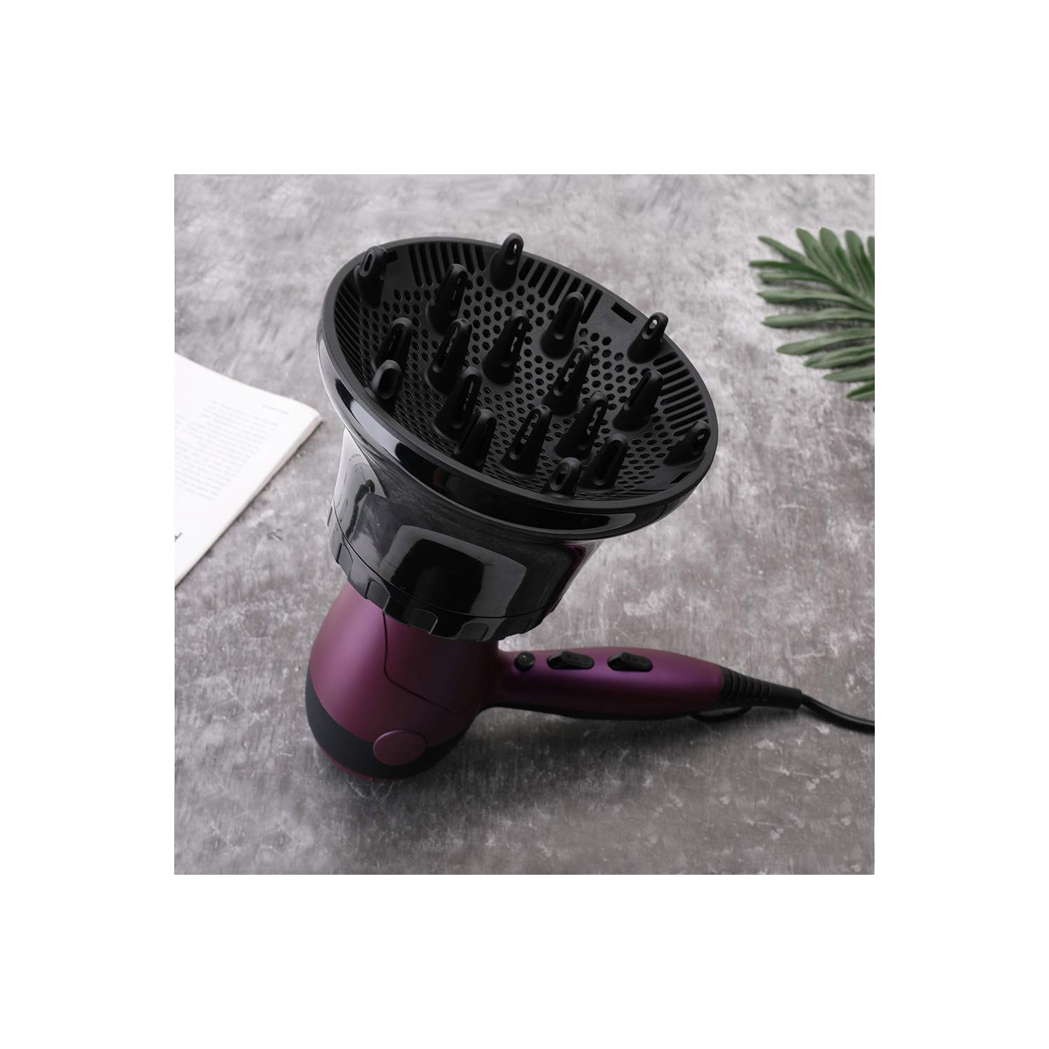 Diffuseur pour sèche-cheveux universel pour cheveux Curly Wave, accessoire pour sèche-cheveux épais et naturel utilise un élément en nid d'abeille