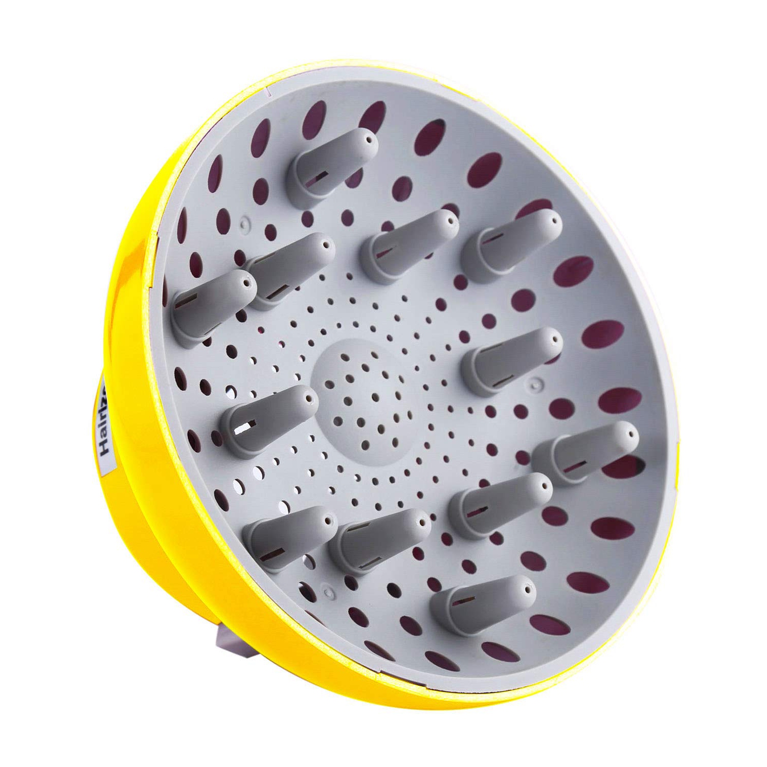 Universal Hair Diffuser Adaptable for Blow Dryers with D-1.7- Inch to 2.6-Inch for Curly or Wavy Hair, Lemon