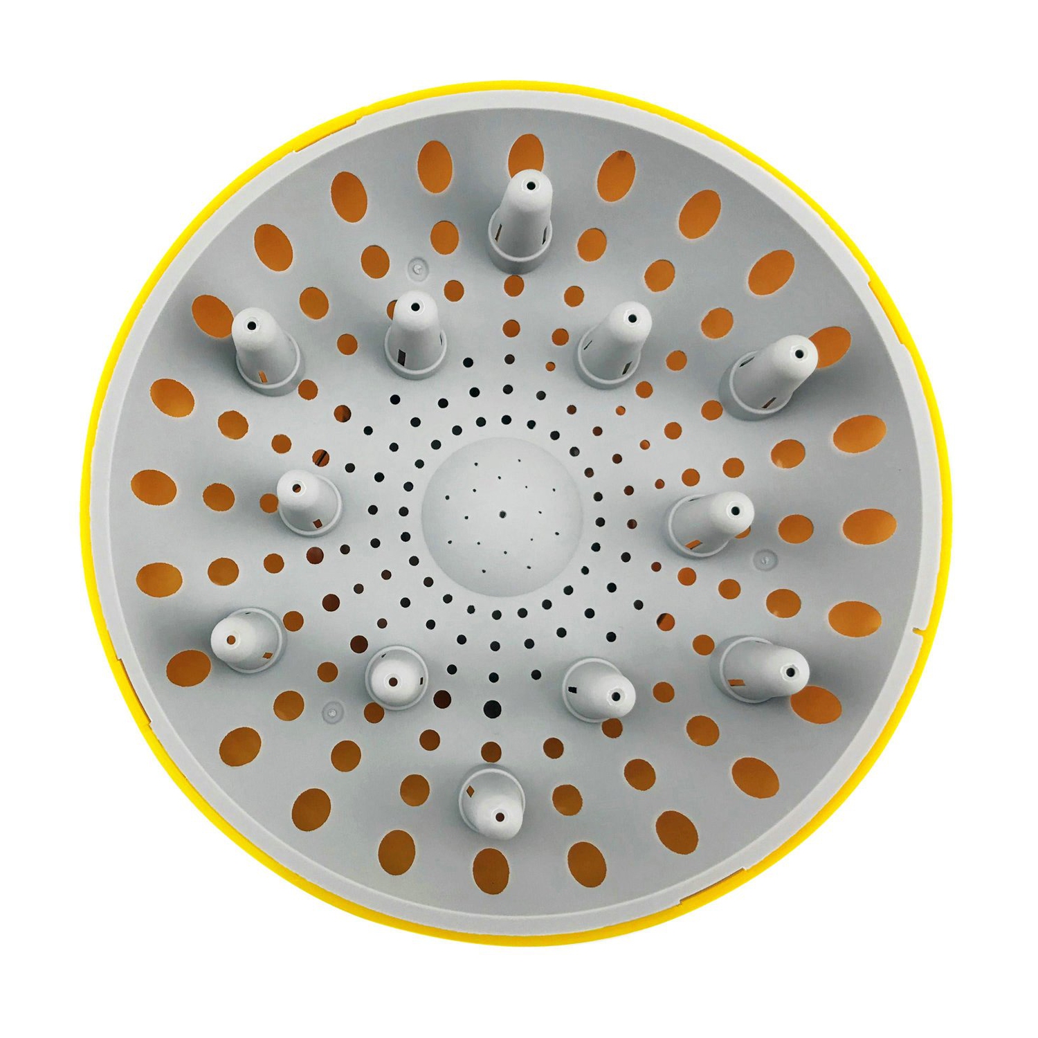 Universal Hair Diffuser Adaptable for Blow Dryers with D-1.7- Inch to 2.6-Inch for Curly or Wavy Hair, Lemon