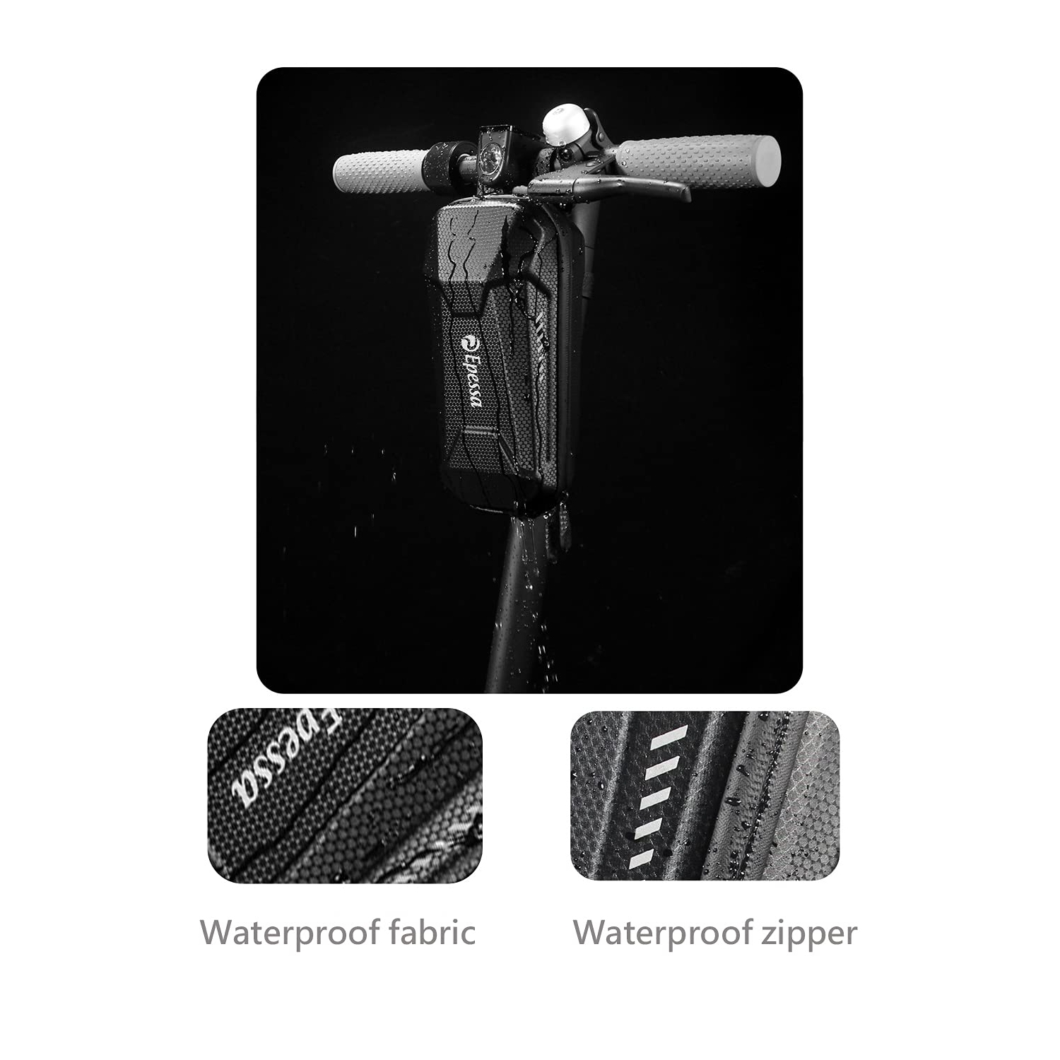 Scooter Storage Bag,Scooter Handlebar Bag,Front Hanging Bag Compatible with Mijia M365/M365 Pro/Segway ES1/ES2/ES3 Fit for Carrying Charger Tools