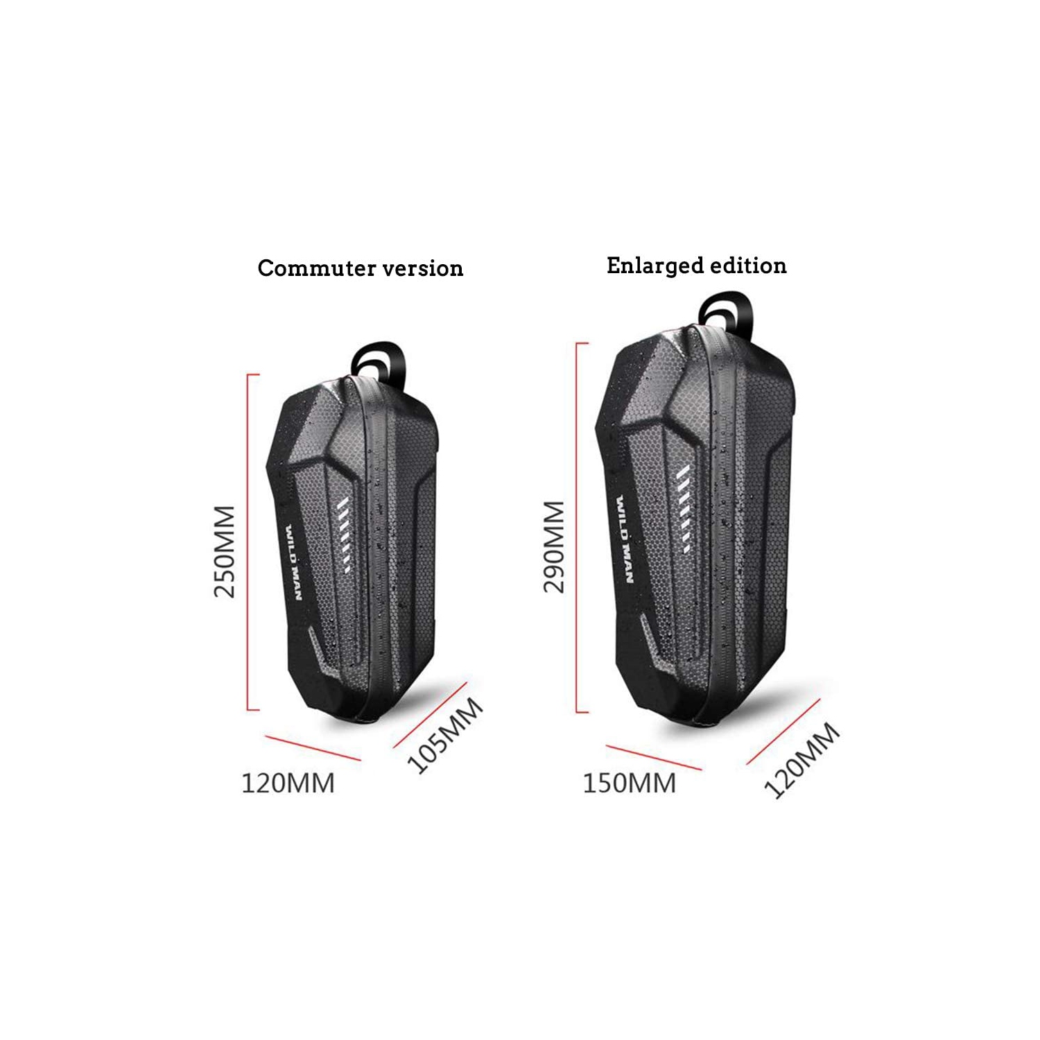 Hard Shell Waterproof Scooter Storage Bag for Kick Scooters Folding Bike