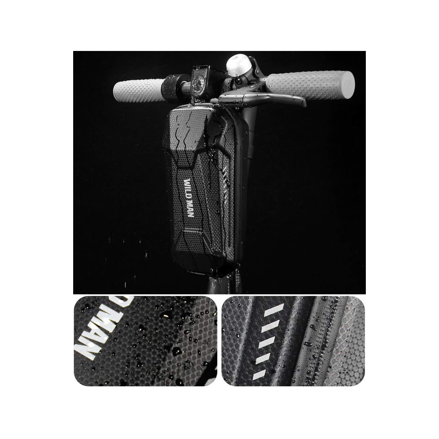 Hard Shell Waterproof Scooter Storage Bag for Kick Scooters Folding Bike