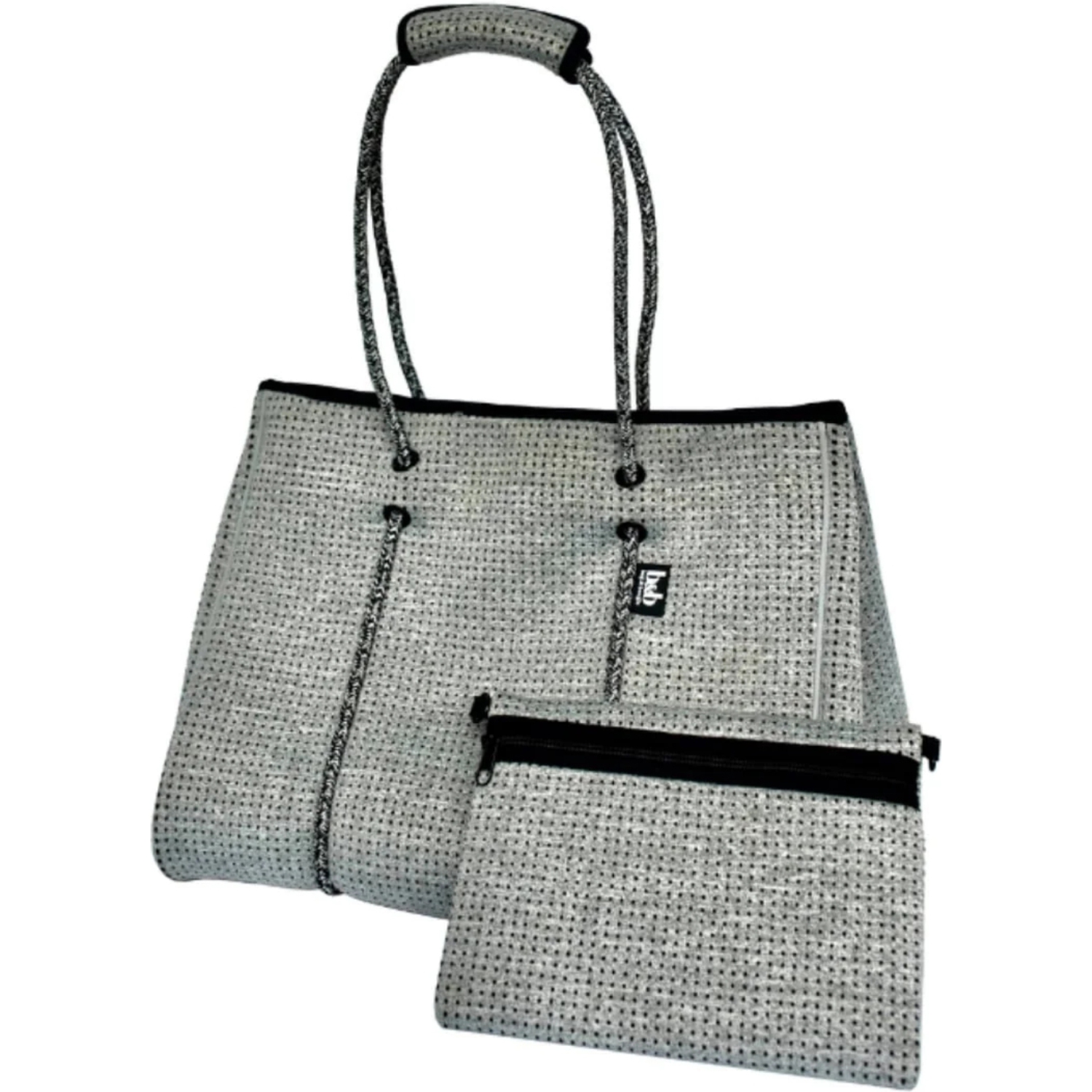 Sac &agrave; couches &agrave; fermeture &eacute;clair de Bag and Bougie - Gris Marle