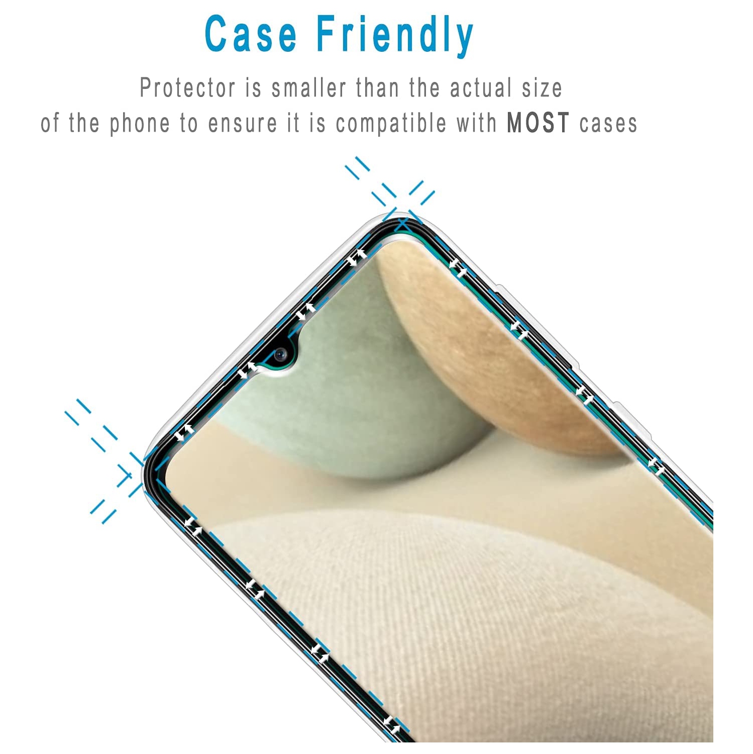 CSmart Premium Tempered Glass Screen Protector for Samsung Galaxy A54 - 2 Pack