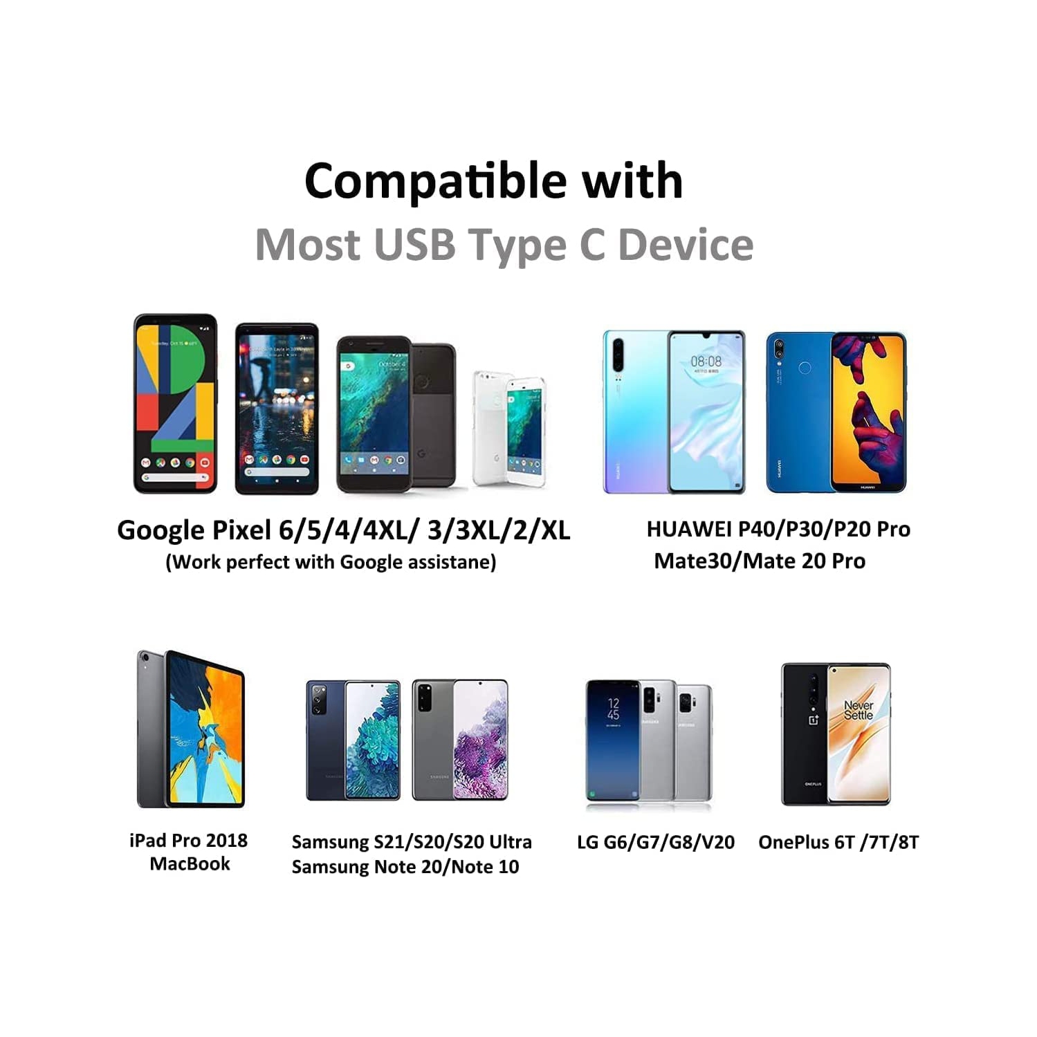 [2 paquets] Écouteurs USB C Écouteurs boutons avec fil Écouteurs bouton stéréo suppression du bruit haute fidélité avec microphone pour iPad Galaxy