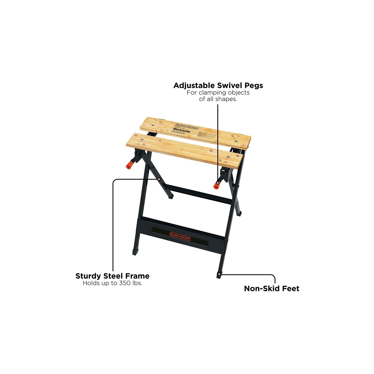 BLACK DECKER Workmate Portable Workbench 350 Pound Capacity