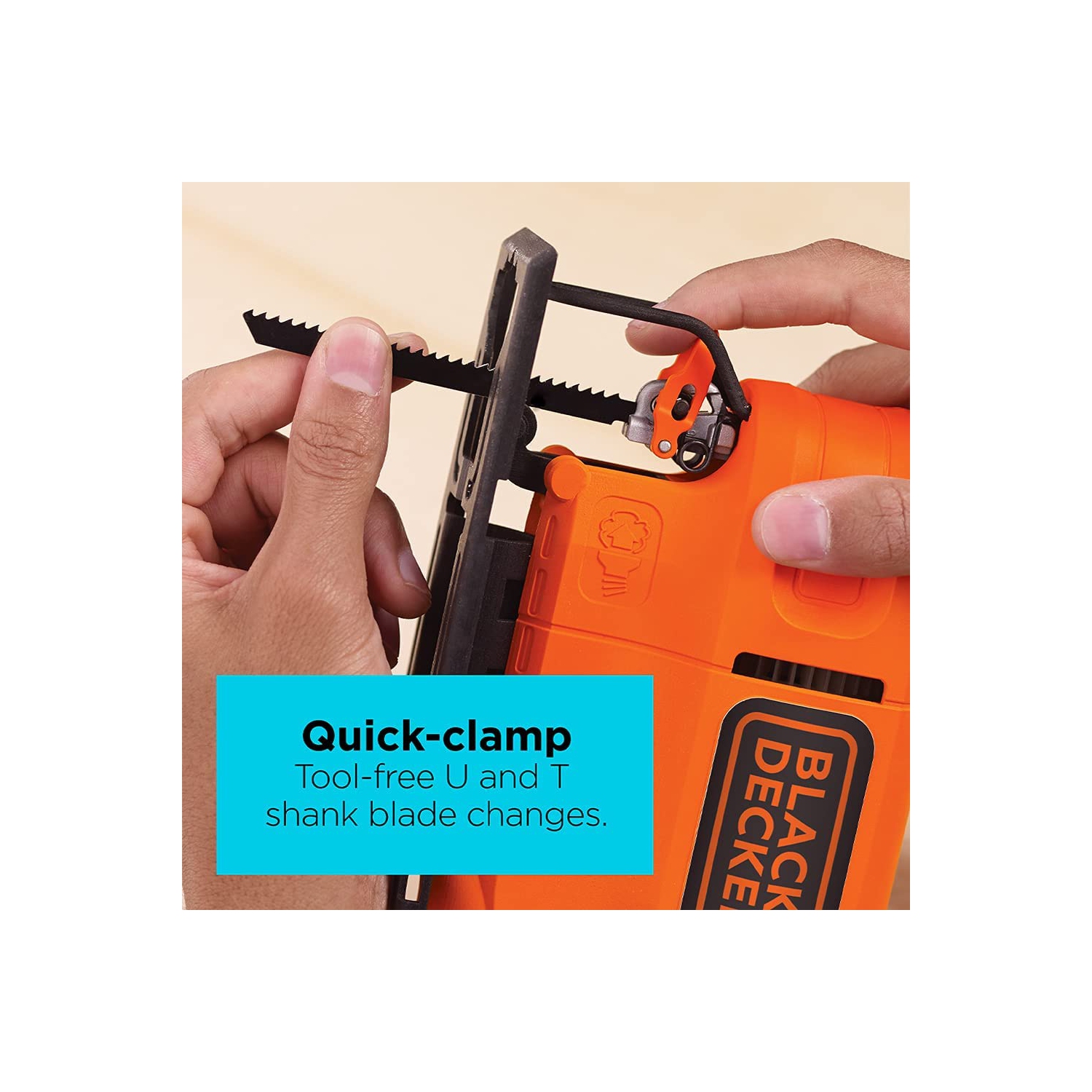 Saw Black + Decker Jig, 4,5-AMP