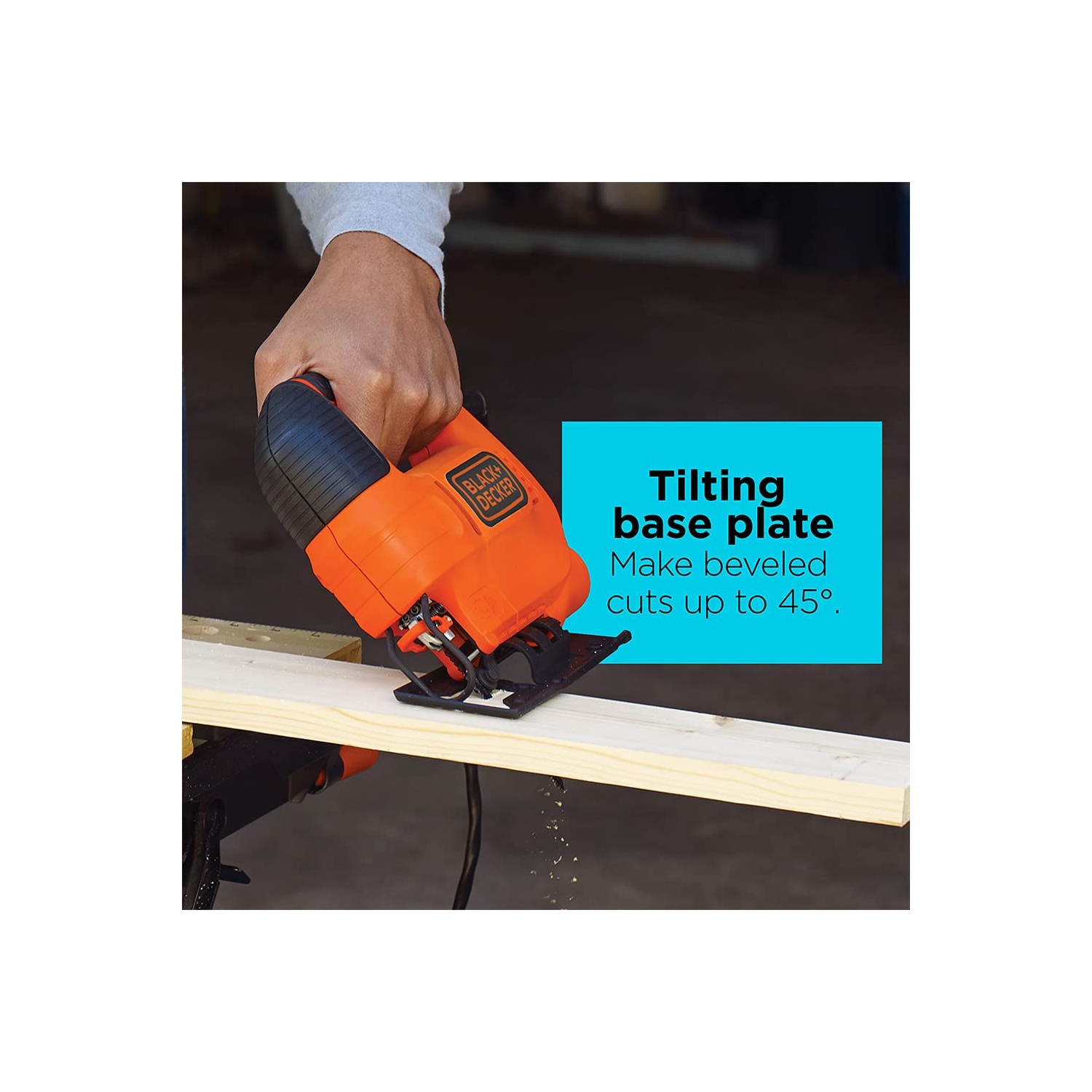 Saw Black + Decker Jig, 4,5-AMP