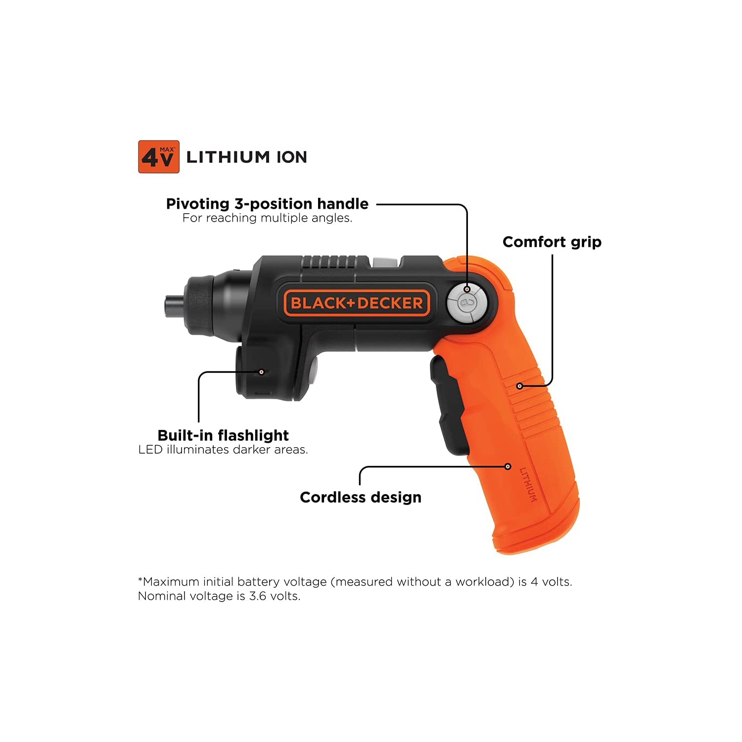 Black and decker 2024 lithium screwdriver