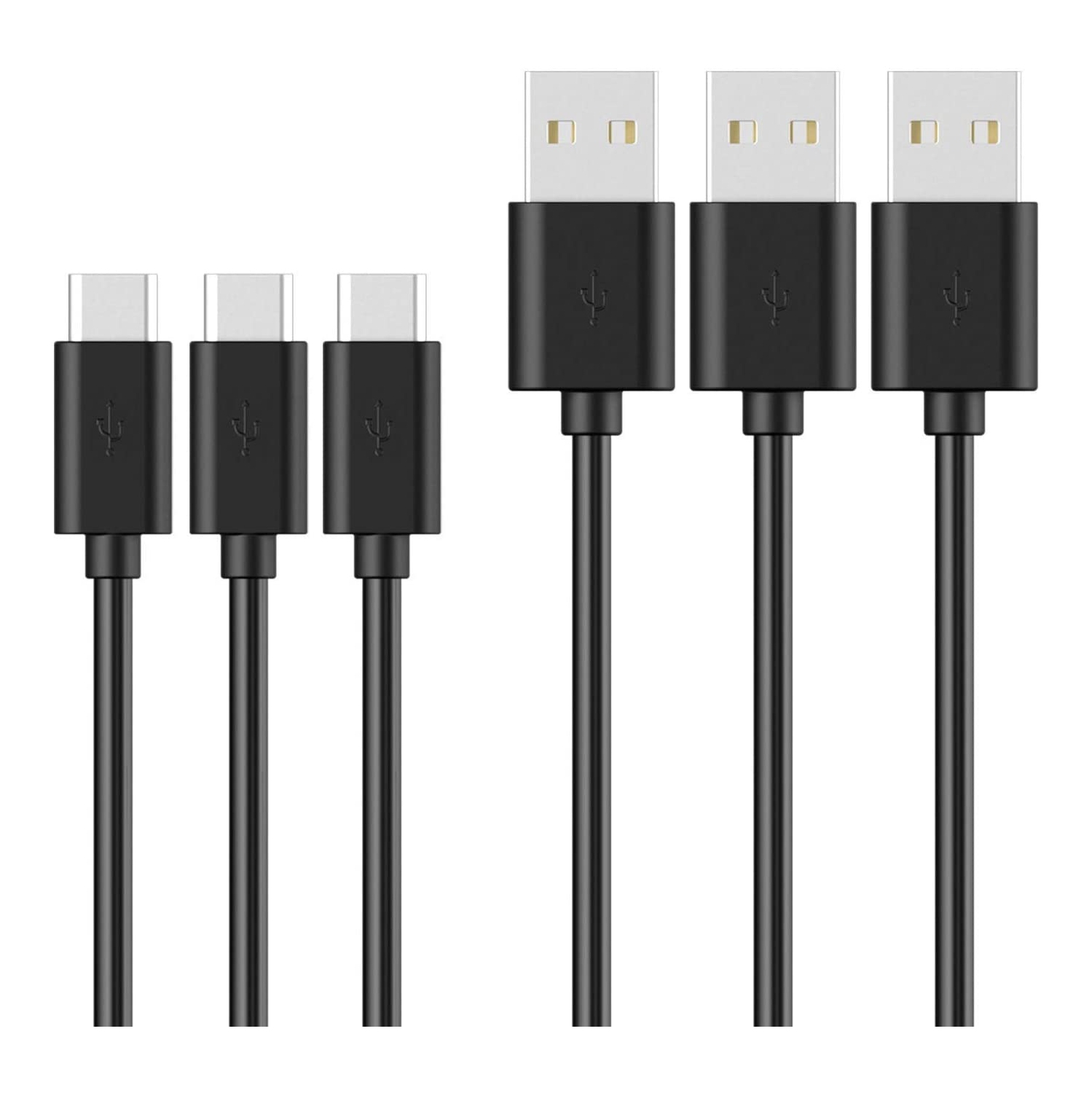 USB C Charger Cable [3ft USB Type C Cable 3 Pack] | Compatible with Samsung S9 S8 A8 A5, LG G7 G6 G5 V30, Huawei P20 P10