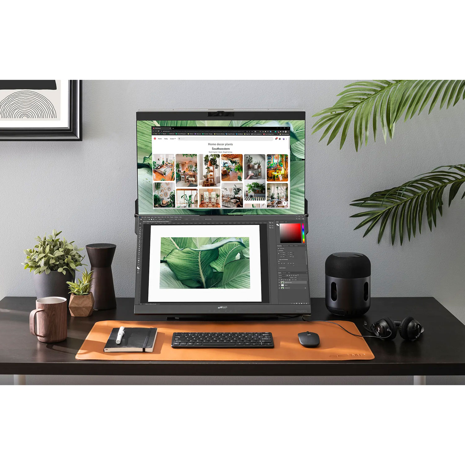 Mobile Pixels Geminos X 24" QHD 75Hz 14ms GTG Touchscreen IPS LCD Monitor - Black