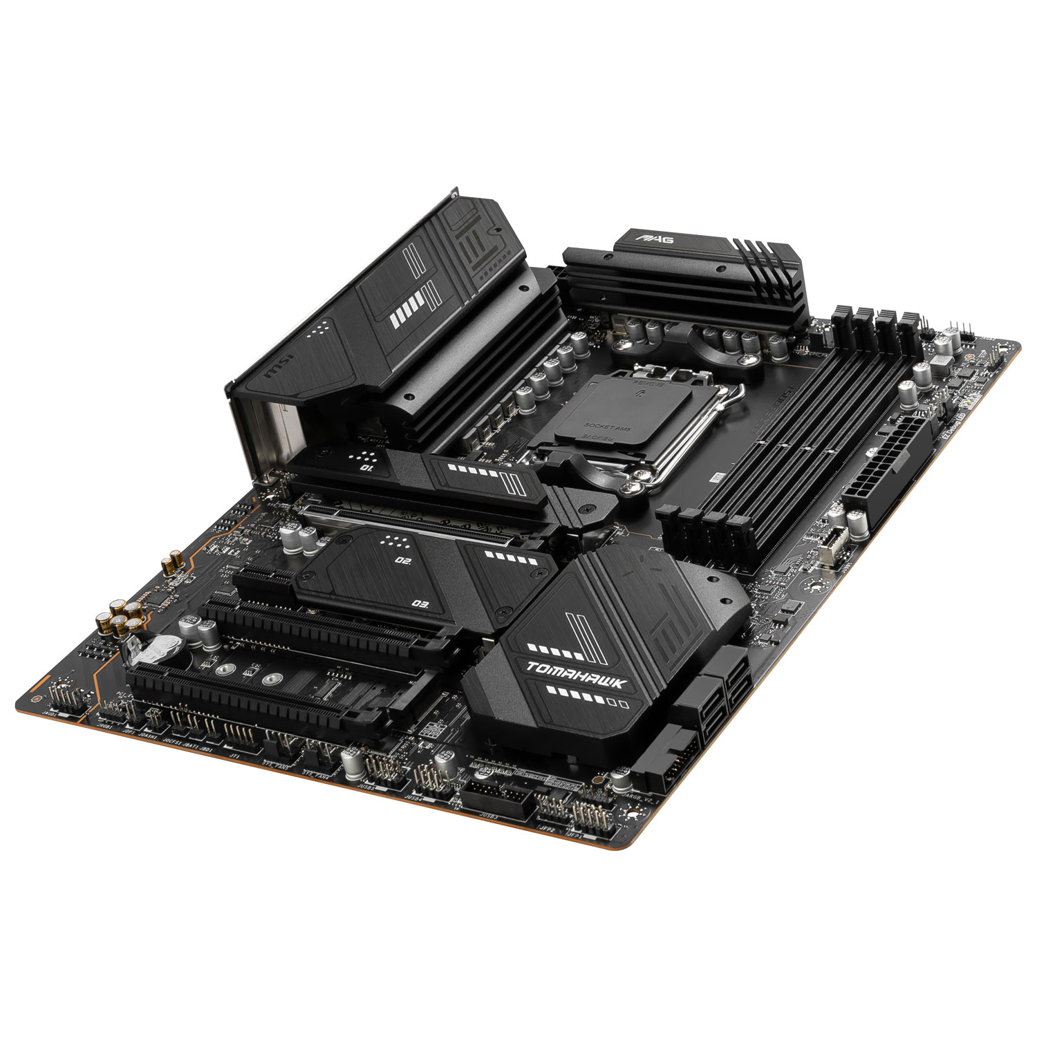 Carte mère MAG X670E Tomahawk Wi-Fi ATX AM5 DDR5 de MSI pour processeurs Ryzen 9000/8000/7000 d'AMD