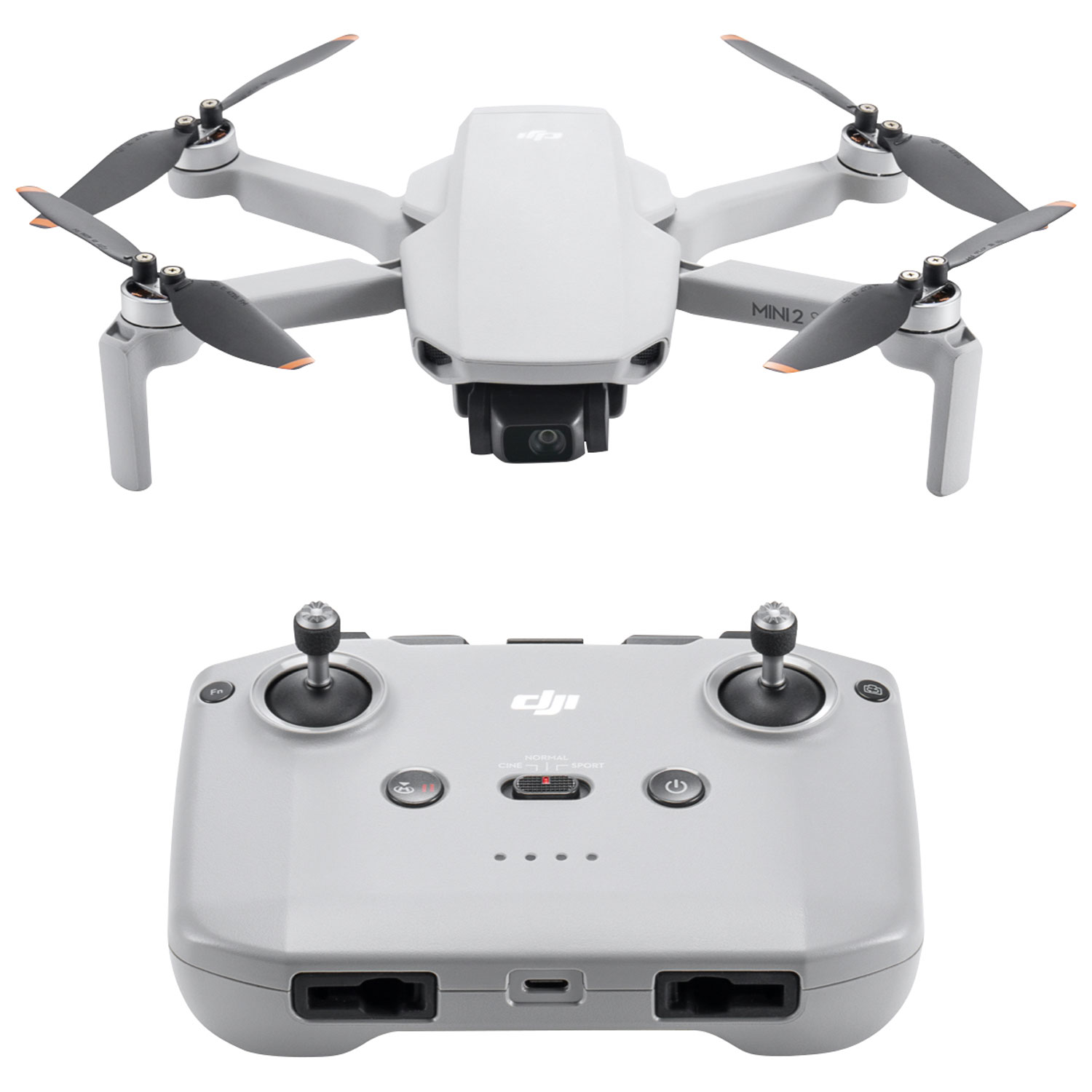 DJI Mini 2 SE Quadcopter Drone with Remote Control - Grey