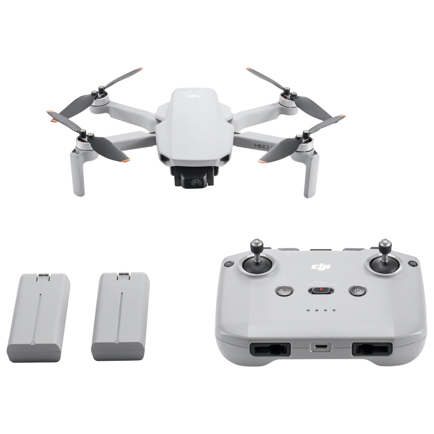 DJI Mini 2 SE Quadcopter Drone Fly More Combo with Remote Control - Grey