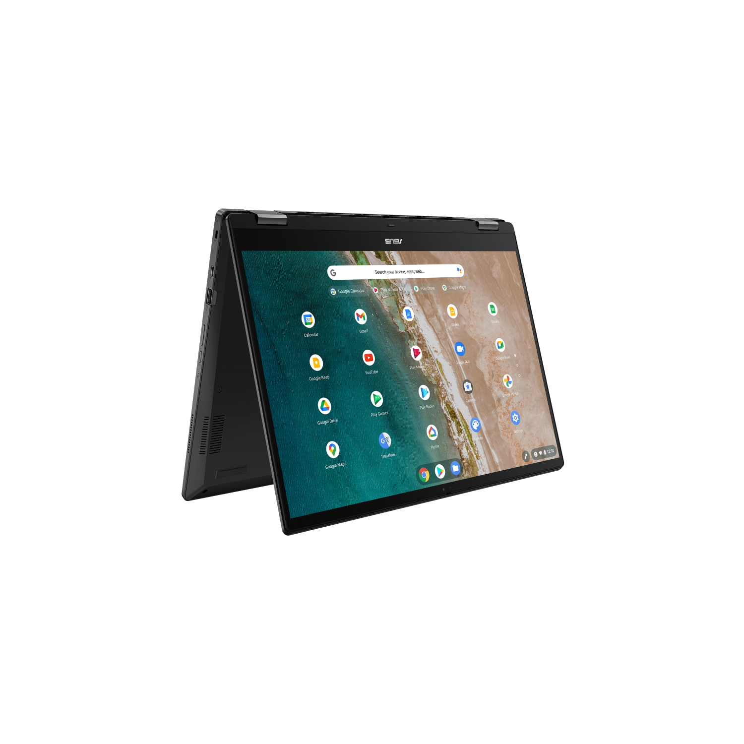 ASUS Chromebook Flip CX5, 16" Touchscreen WUXGA NanoEdge Display, Intel® Core™ i5-1235U Processor, 512GB PCIe SSD, 16GB RAM, Backlit Keyboard, ChromeOS, CX5601FBA-DS51T-CB