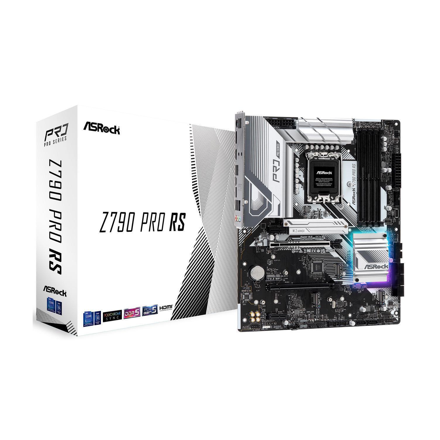 ASROCK MOTHERBOARD Z790 PRO RS Z790 LGA1700 MAX128GB DDR5 ATX RETAIL