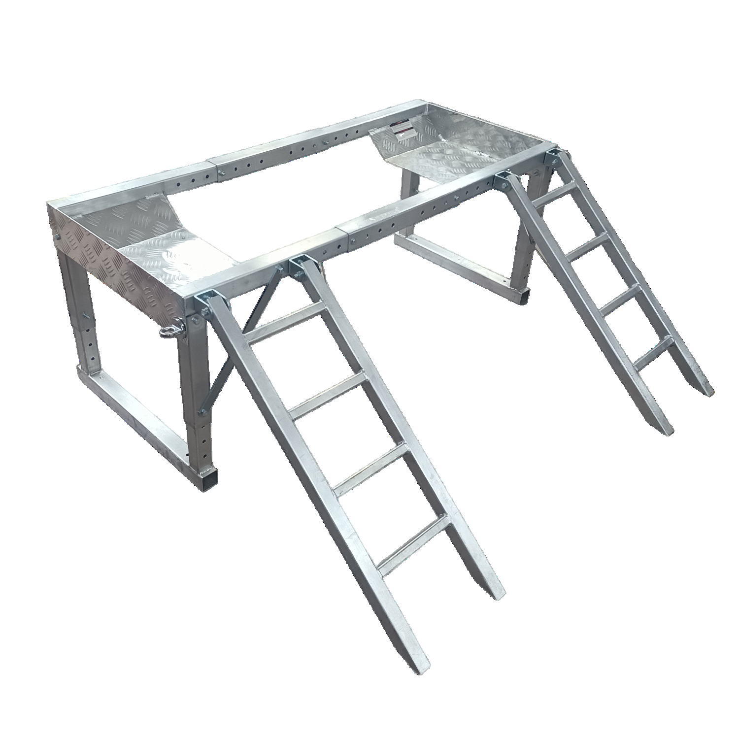 T-6061 Élévateur de VTT en aluminium soudé avec rampes