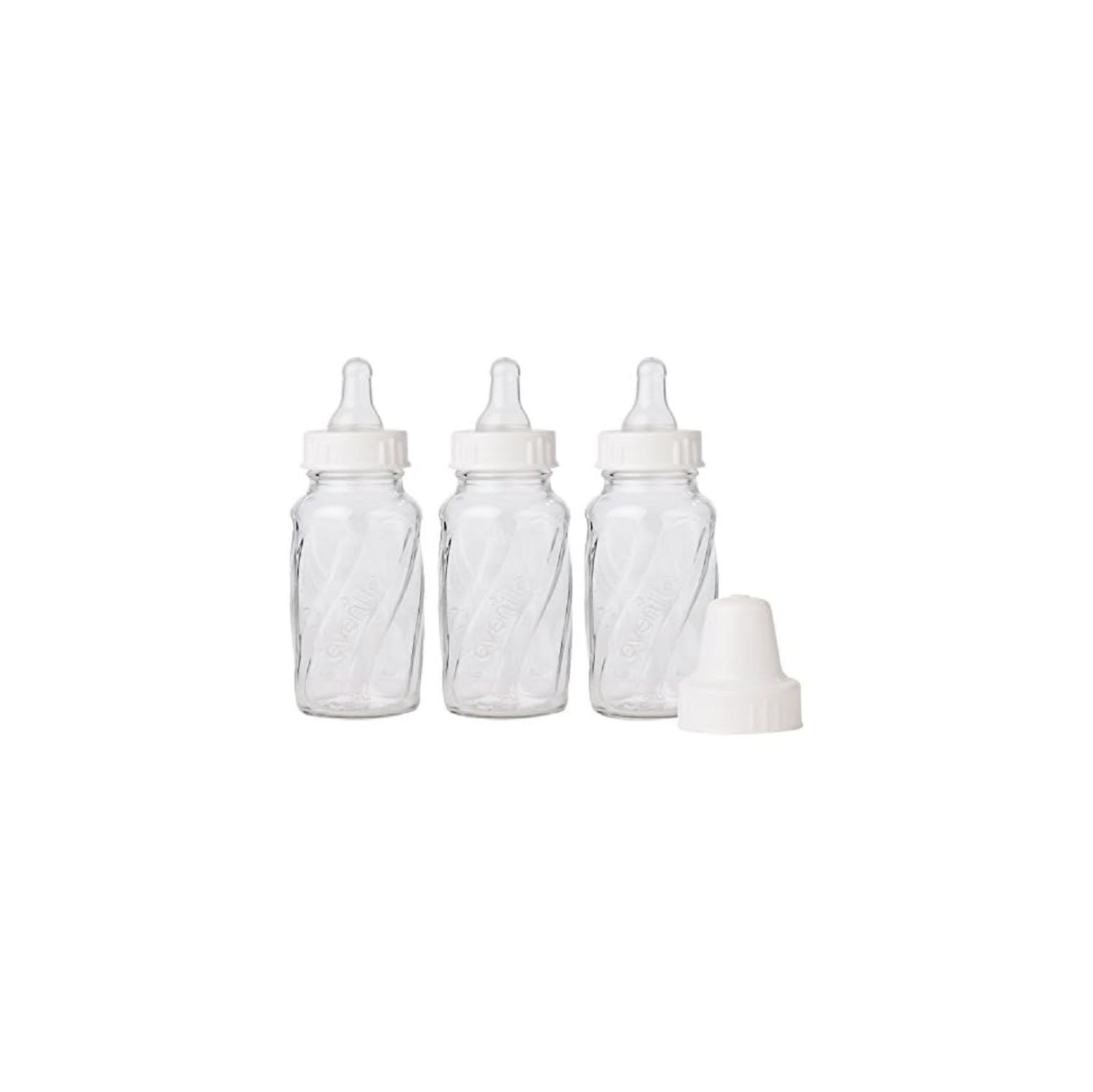 Evenflo Feeding Classic BPA-Free Glass Baby Bottles 4oz
