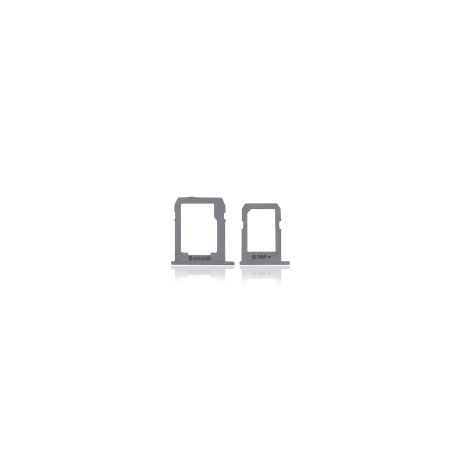 Replacement Sim And SD Card Tray Compatible For Samsung Galaxy Tab S2 8.0" (3G Version) (2 Piece Set) (White)