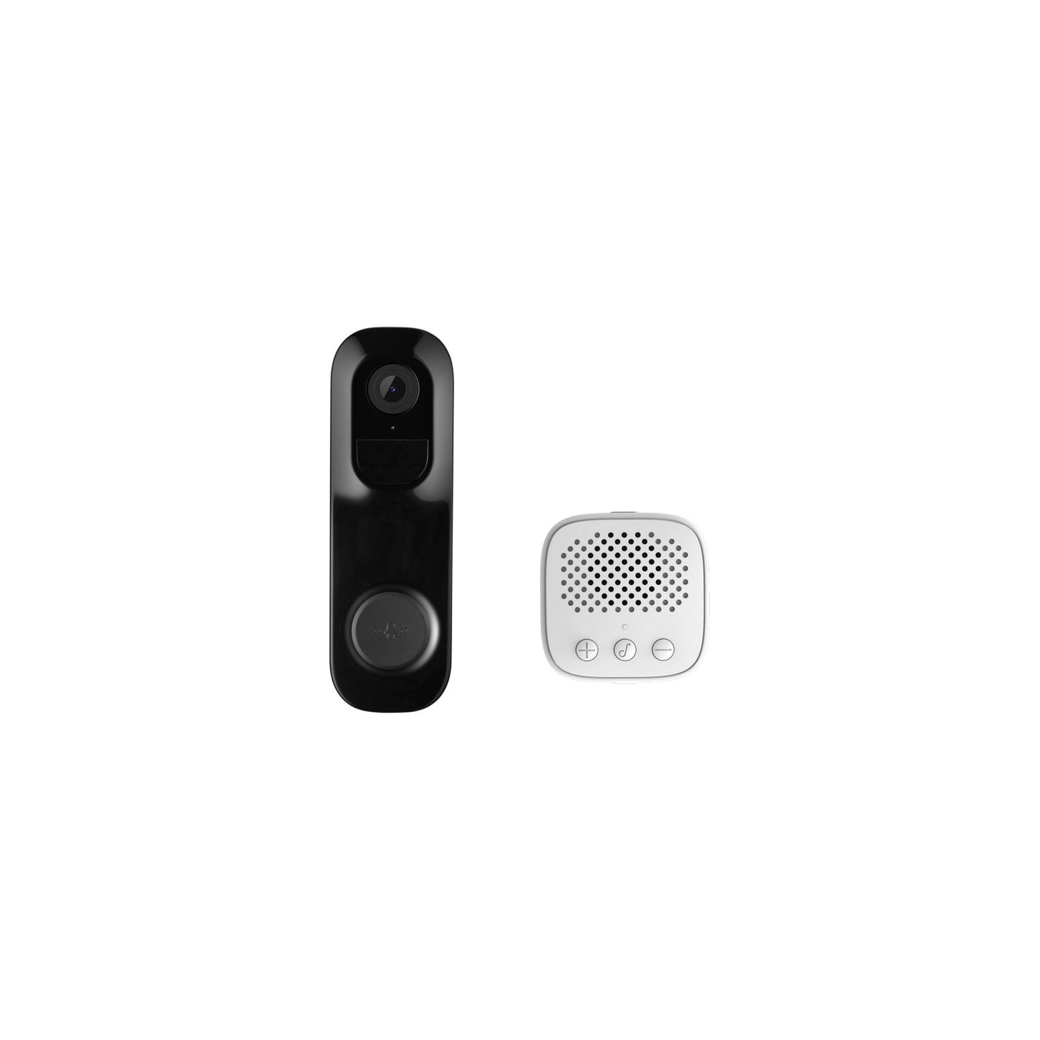 Gyration CYBERVIEW 3000 Full HD 2K Video Doorbell Camera with Chime Bundle, Wi-Fi, Motion Detection, Two-Way Audio, Cloud/SD Storage, Compatible with