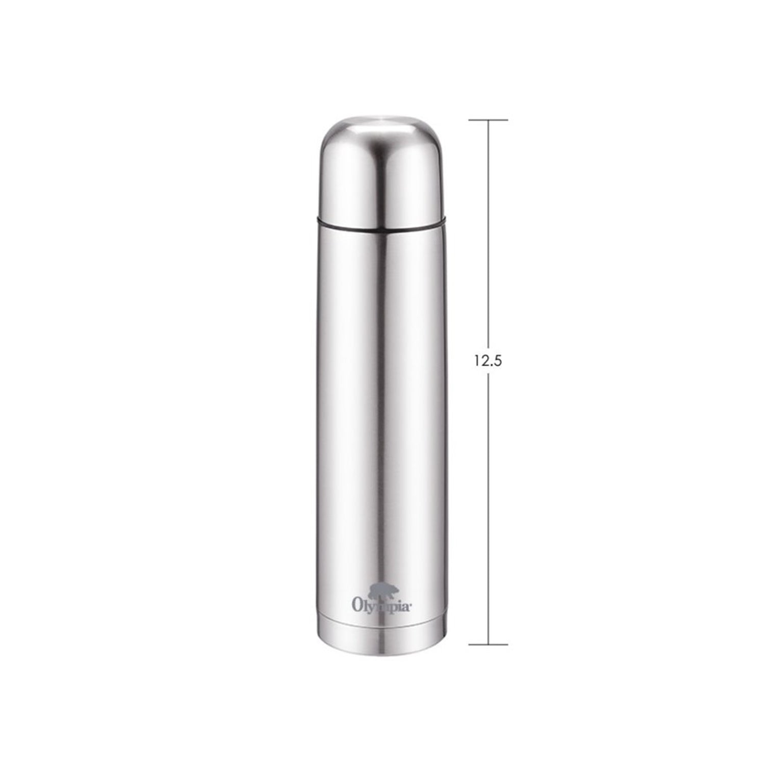 Olympia - Insulated Bottle for Hot or Cold Drinks, 1000ml Capacity, Stainless Steel