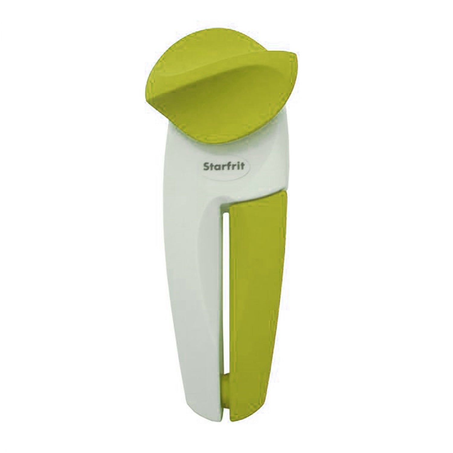Starfrit - Mightican Manual Can Opener, No Sharp Edge, Non-Slip Handle, Green