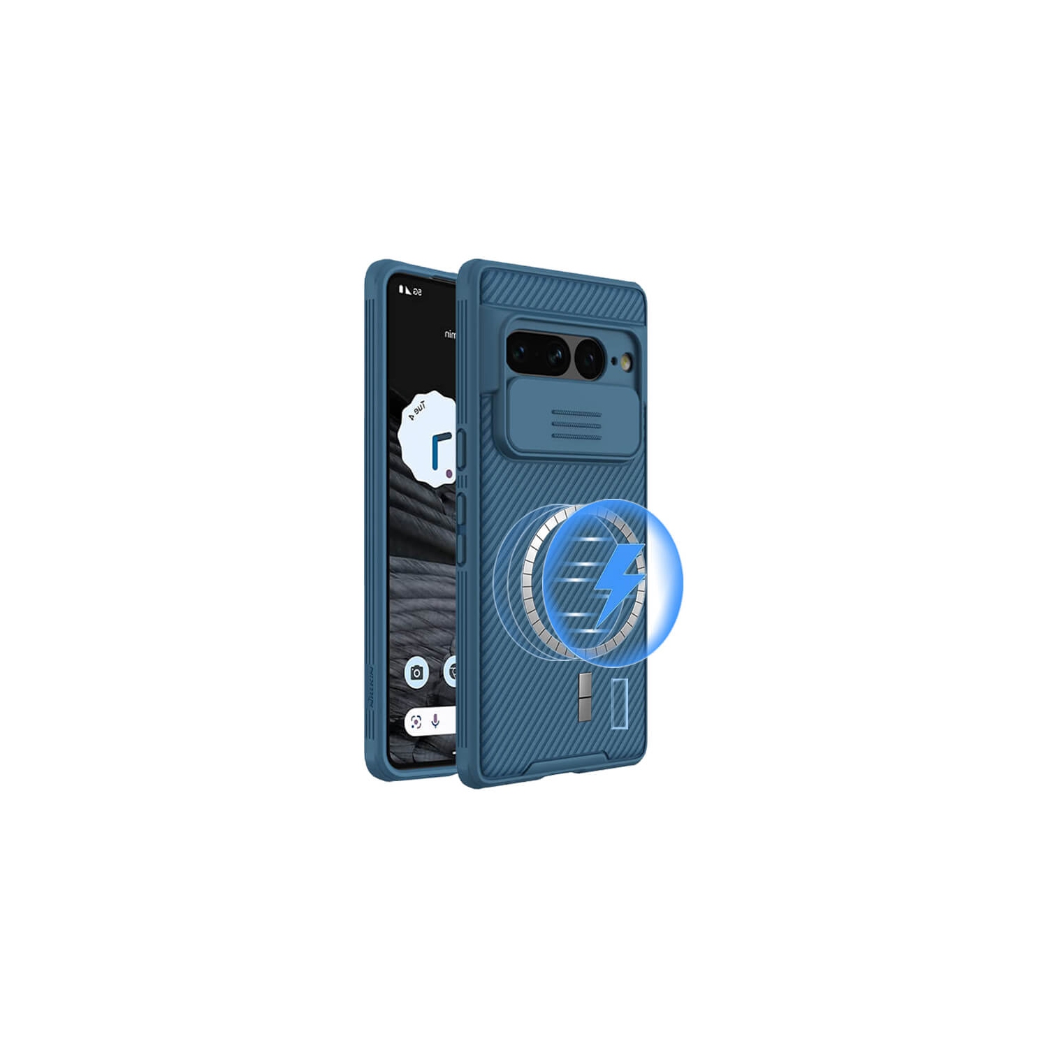 Case for Google Pixel 7 Case, Nillkin CamShield Pro Pixel 7 Case with Slide Camera Cover, for Google Pixel 7 Phone 5G case 6.3'' - Blue