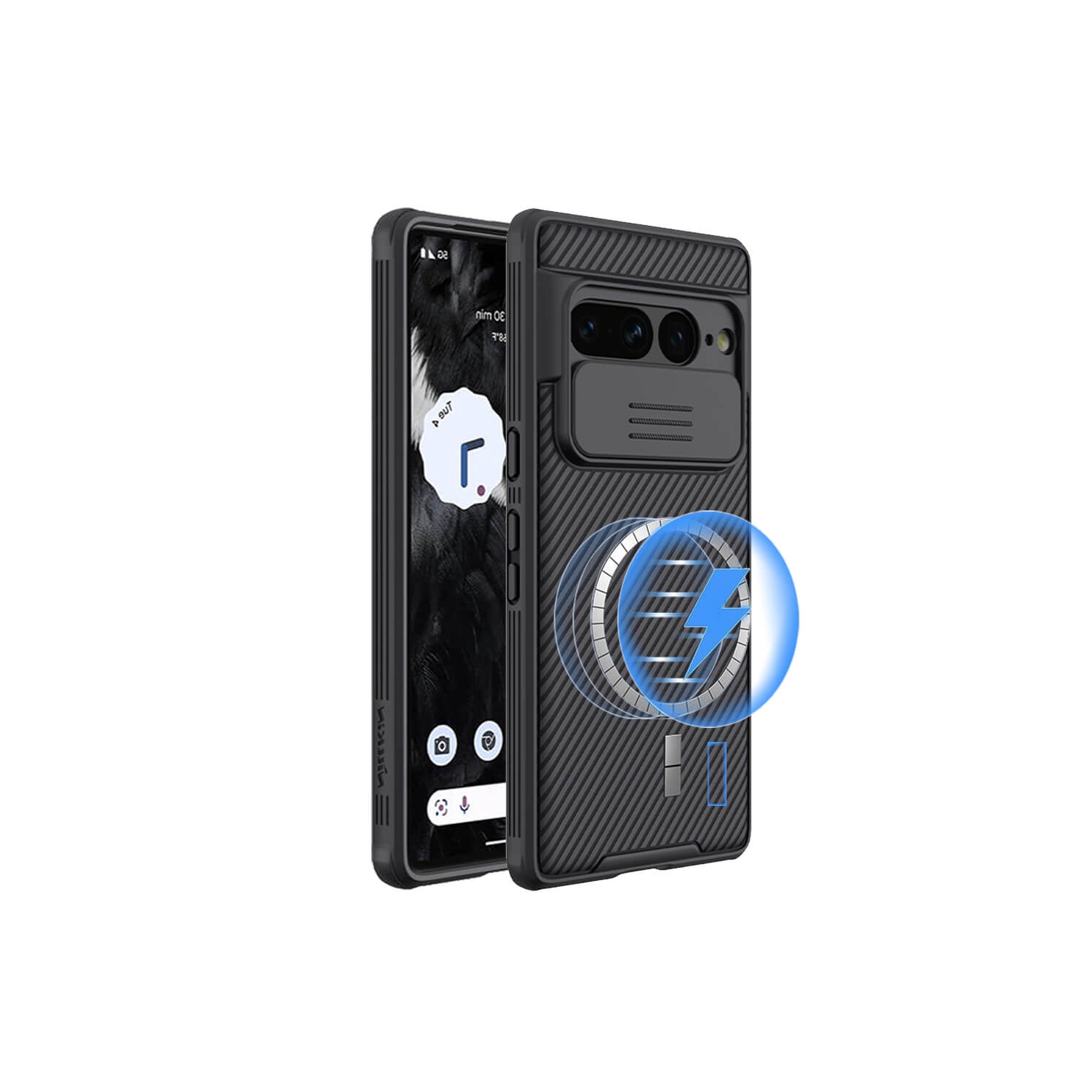 Case for Google Pixel 7 Case, Nillkin CamShield Pro Pixel 7 Case with Slide Camera Cover, for Google Pixel 7 Phone 5G case 6.3'' - Black
