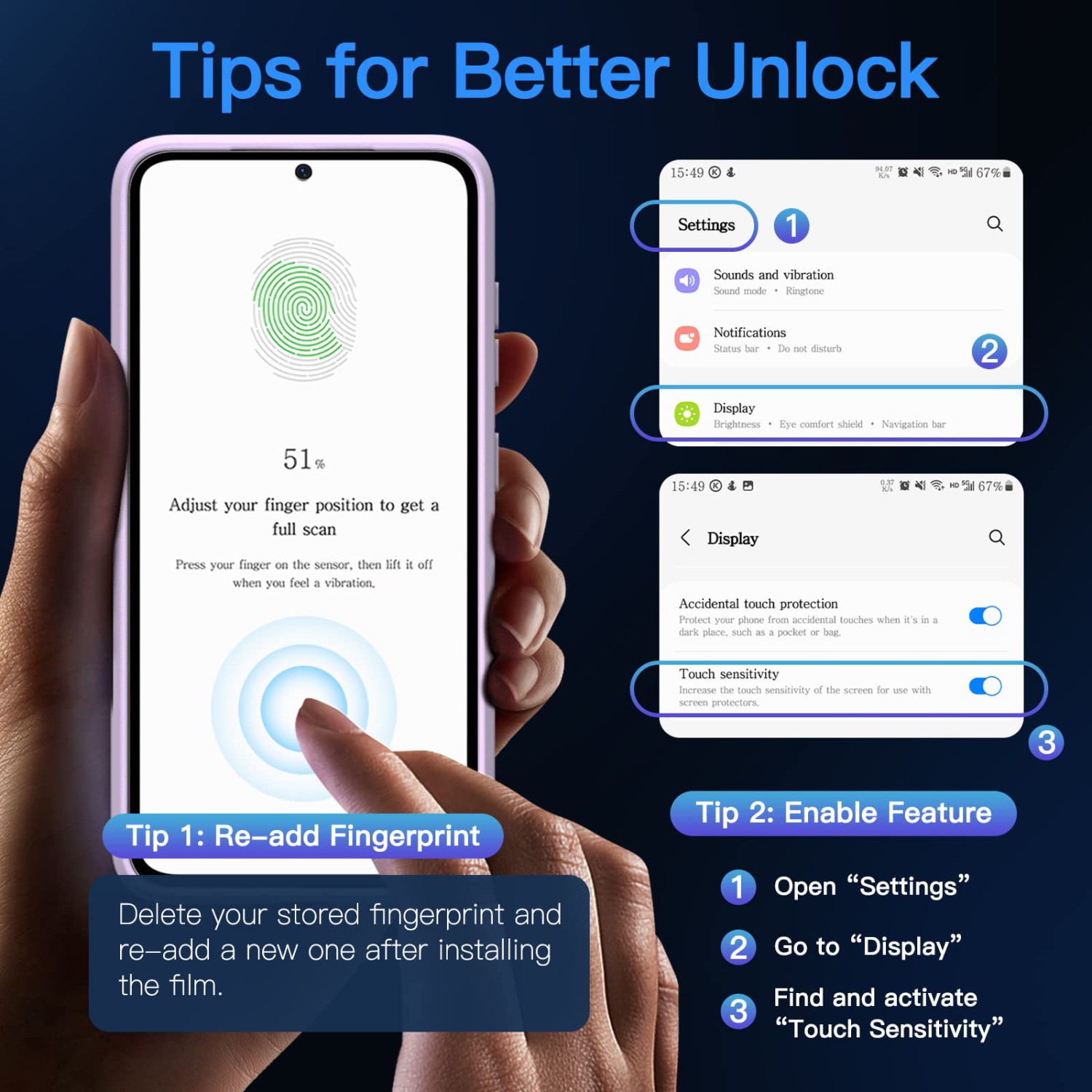 Étui mat 5-en-1 pour Galaxy S23+ plus de Samsung 6.6 po avec 2 protecteurs d’écran et 2 protecteurs d’objectif d’appareil photo, étui protecteur