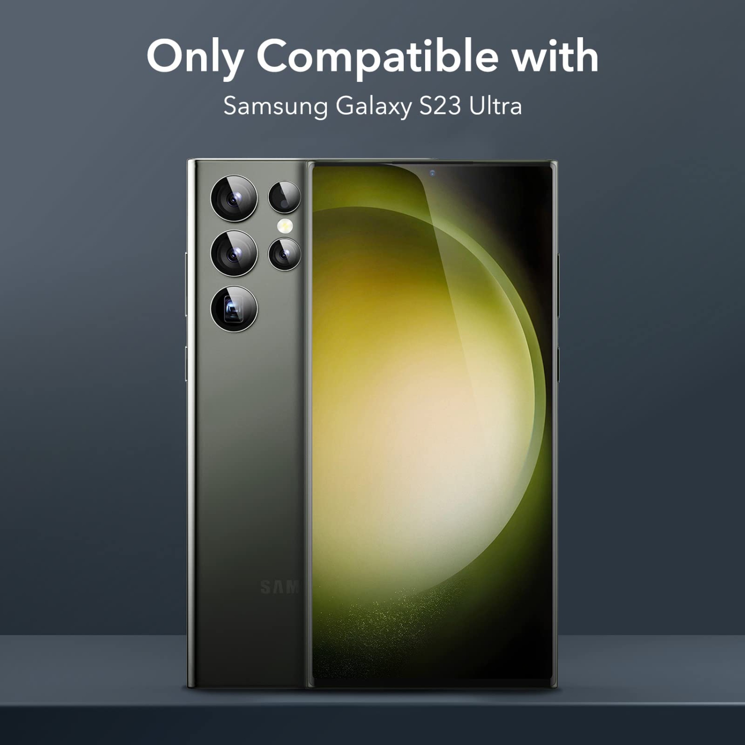 S23 Ultra Camera Lens Protector, Individual Lens Protectors, Scratch-Resistant Ultra-thin Tempered Glass for Samsung Galaxy S23 Ultra Screen