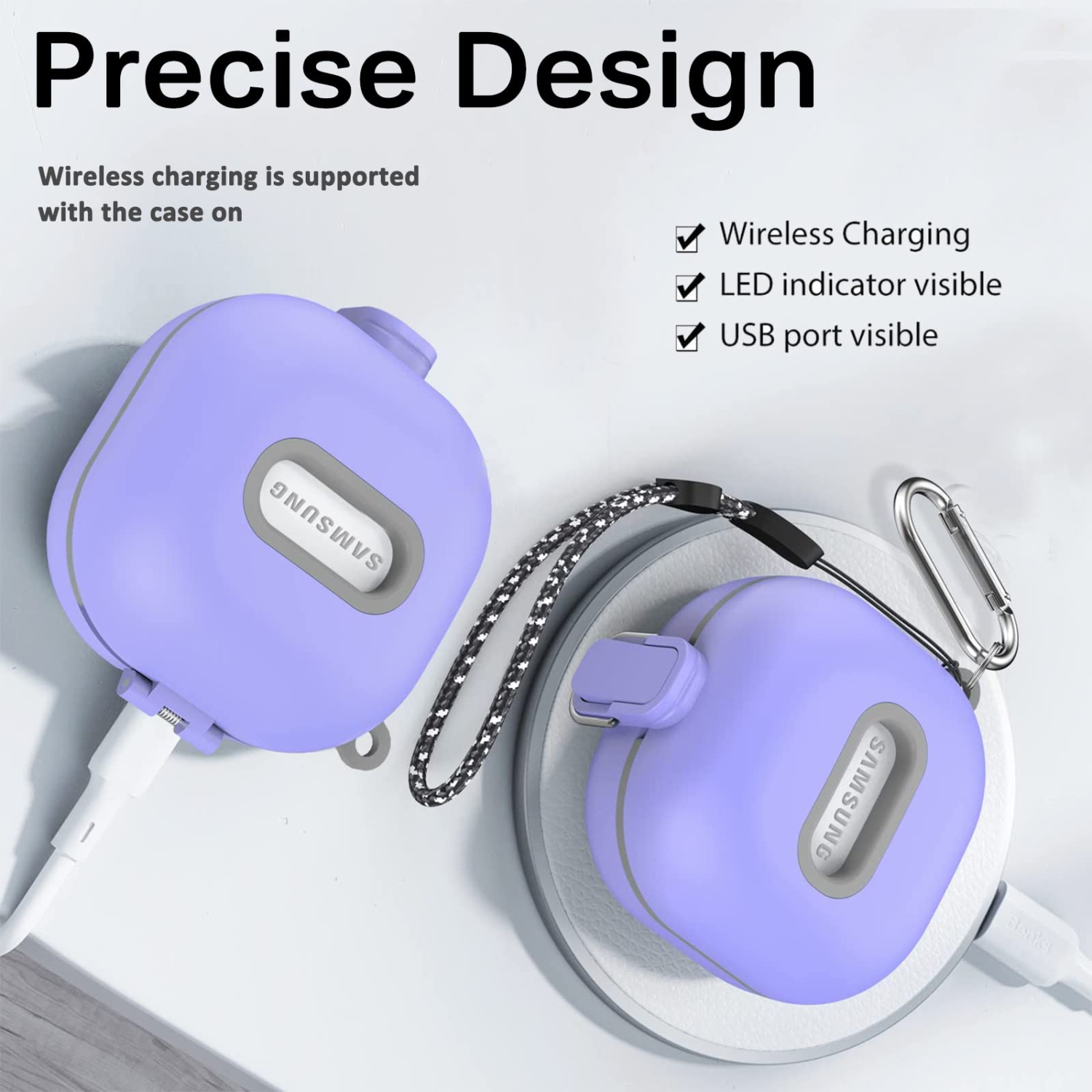 Usb Cable Galaxy Buds Plus Charger Sqrmekoko Replacement Charging