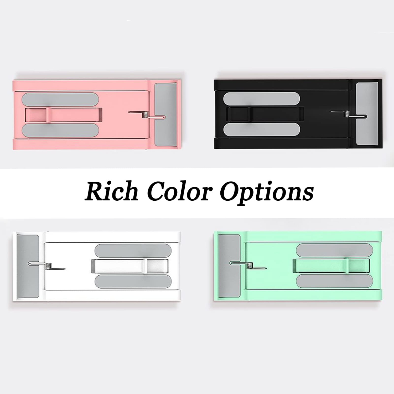 Cell Phone Stand, Desk Phone Holder with Anti-Slip Base, Compatible with for iPhone 13/12/11/Xs/Xr/X Series, iPad, Samsung, Google and Other 4-12