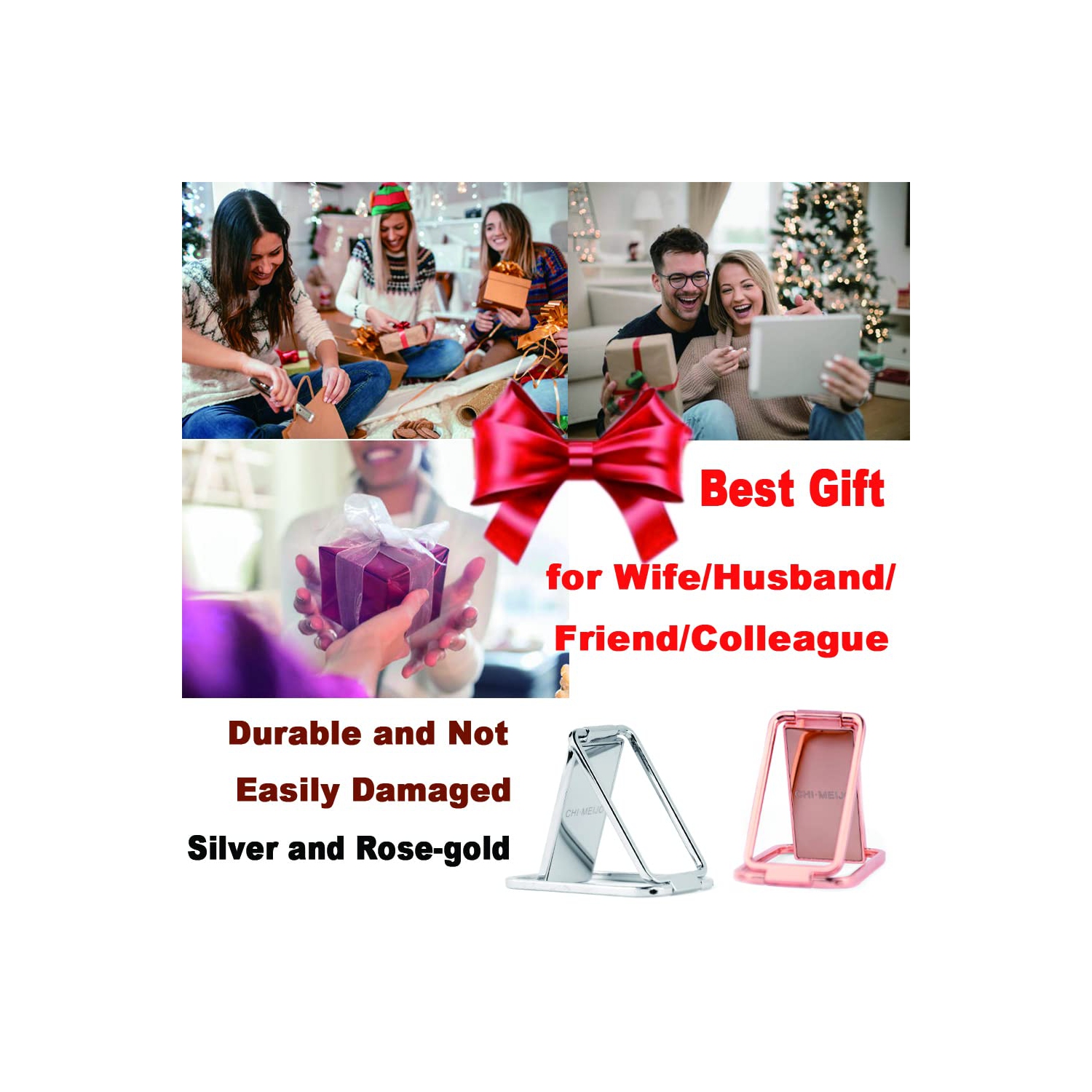 Support extensible téléphone cellulaire, support anneau téléphone cellulaire, béquille universelle téléphone, support bureau compatible tablette