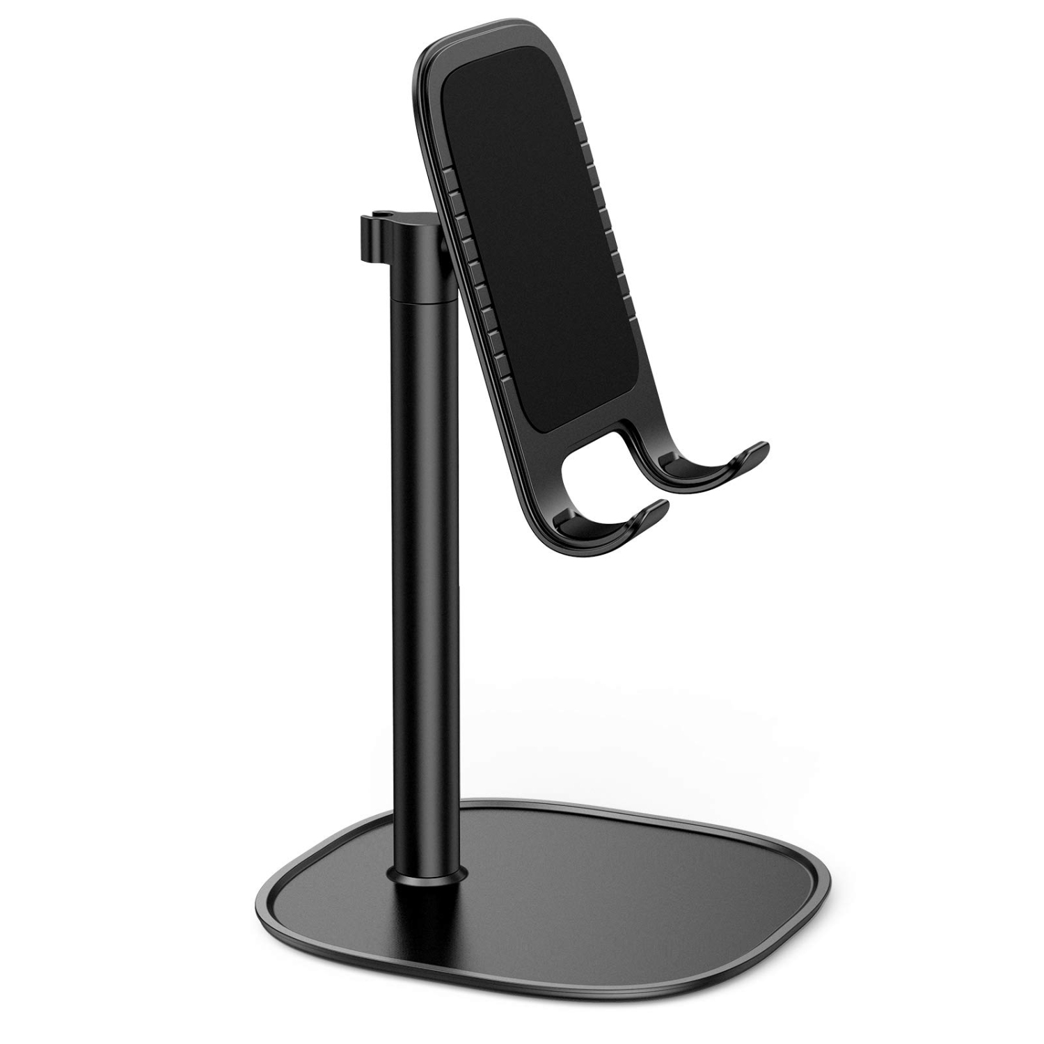 Cell Phone Stand Desk Holder Compatible for iPhone 14 13 12 Pro Max 11 SE XS XR 8 Plus 6 7, Samsung Galaxy S22 S21 S20 S10 S9 S8 Note 9 8 S7 S6, Google Pixel 4 XL, Smartphone Adjus