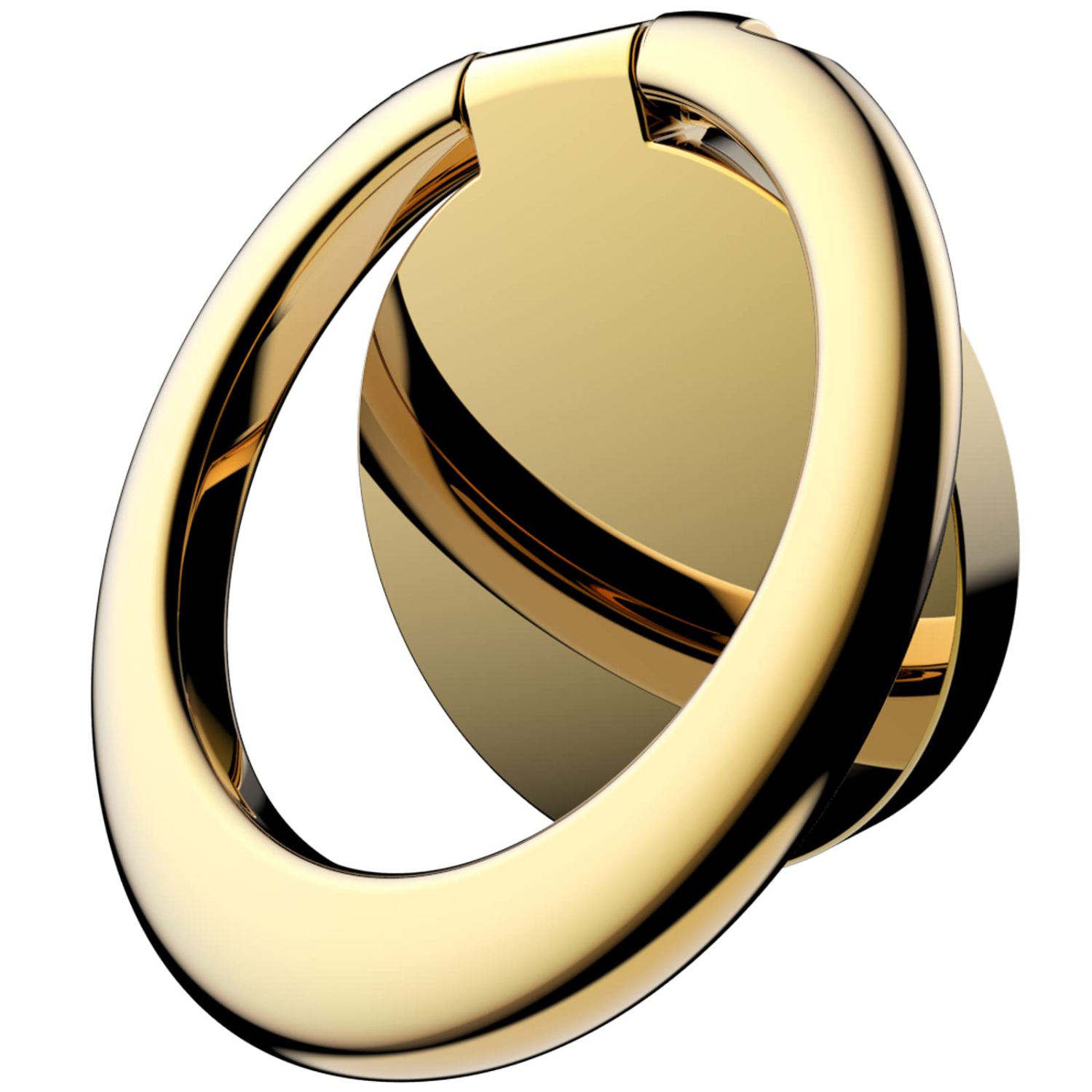 Cell Phone Ring Holder, 360 Degree Rotation Metal Finger Grip Adjustable Cellphone Stand for Magnetic Car Mount, Compatible with iPhone, Galaxy,