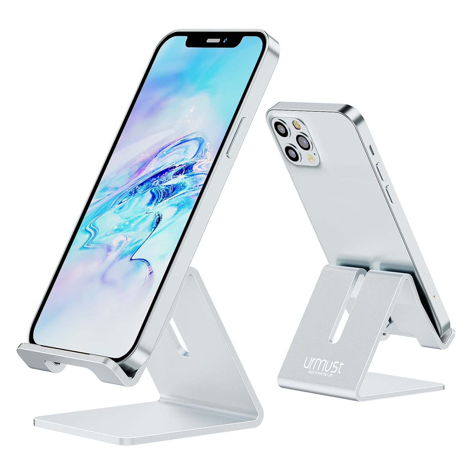 Desk Cell Phone Stand Phone Dock Cradle Holder Stand Compatible with Switch, All Android Smartphone, for iPhone 14,13, iPhone 12, 12 Pro, iPhone 11 Pro Xs Xs Max Xr X Accessories D