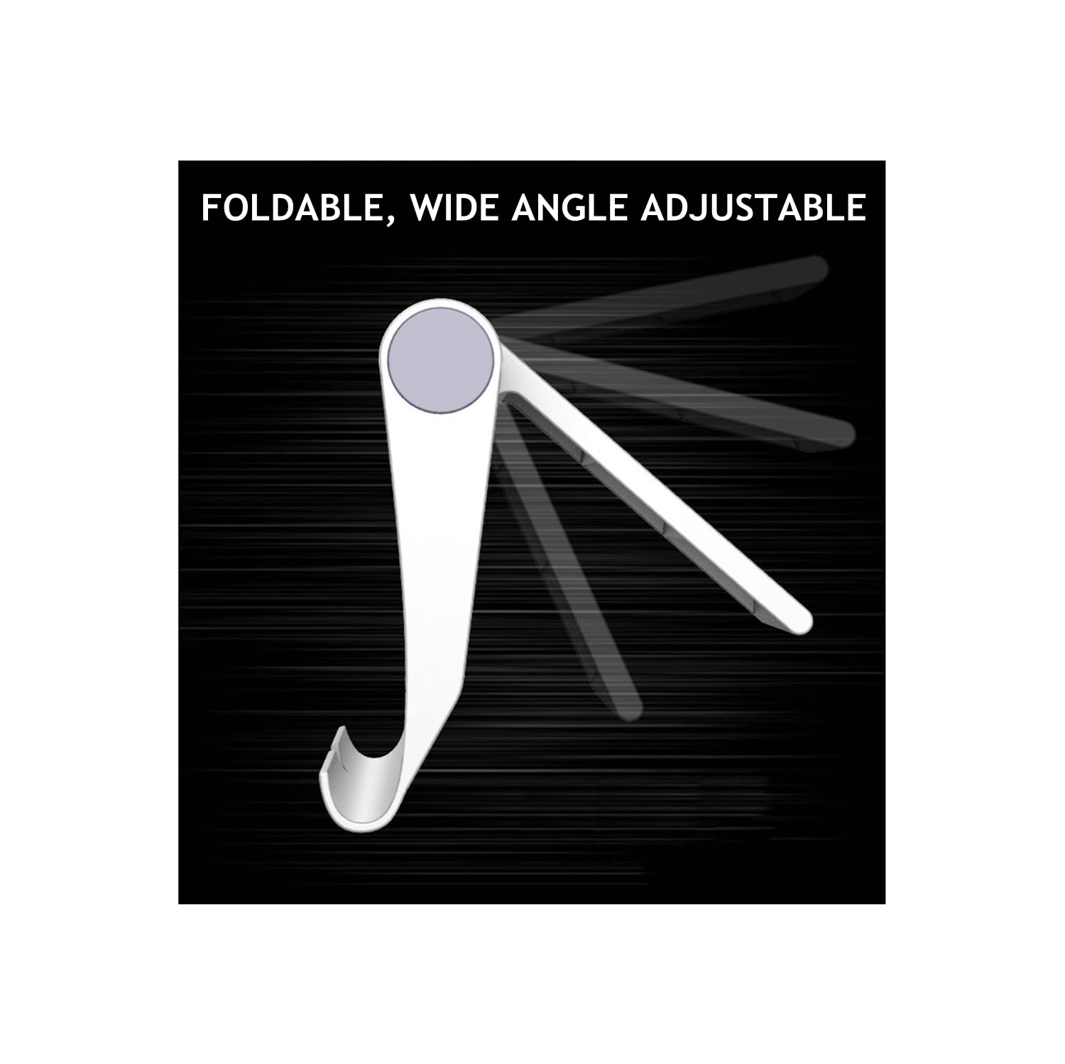 Cell Phone Stand for Desk, Foldable Cell Phone Holder Mobile Stand Phone Dock, Multi-Angle Universal Adjustable Tablet Stand Holder Compatible with