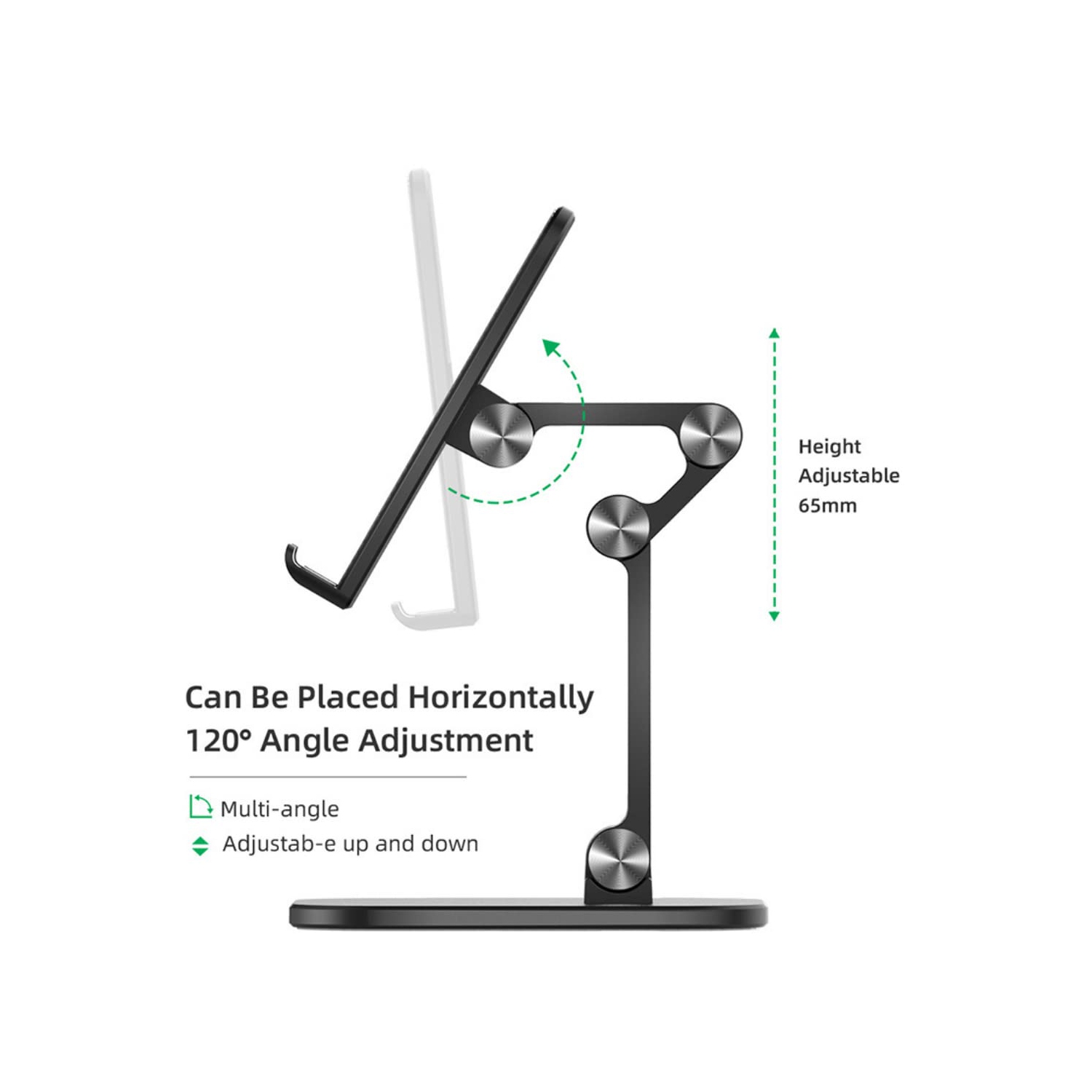 1Pc Snesh Universal Multiangle sturdy Desktop Holder, Phone holder Adjustable CellPhone holder mini tablet stand holder for Desk Compatible with