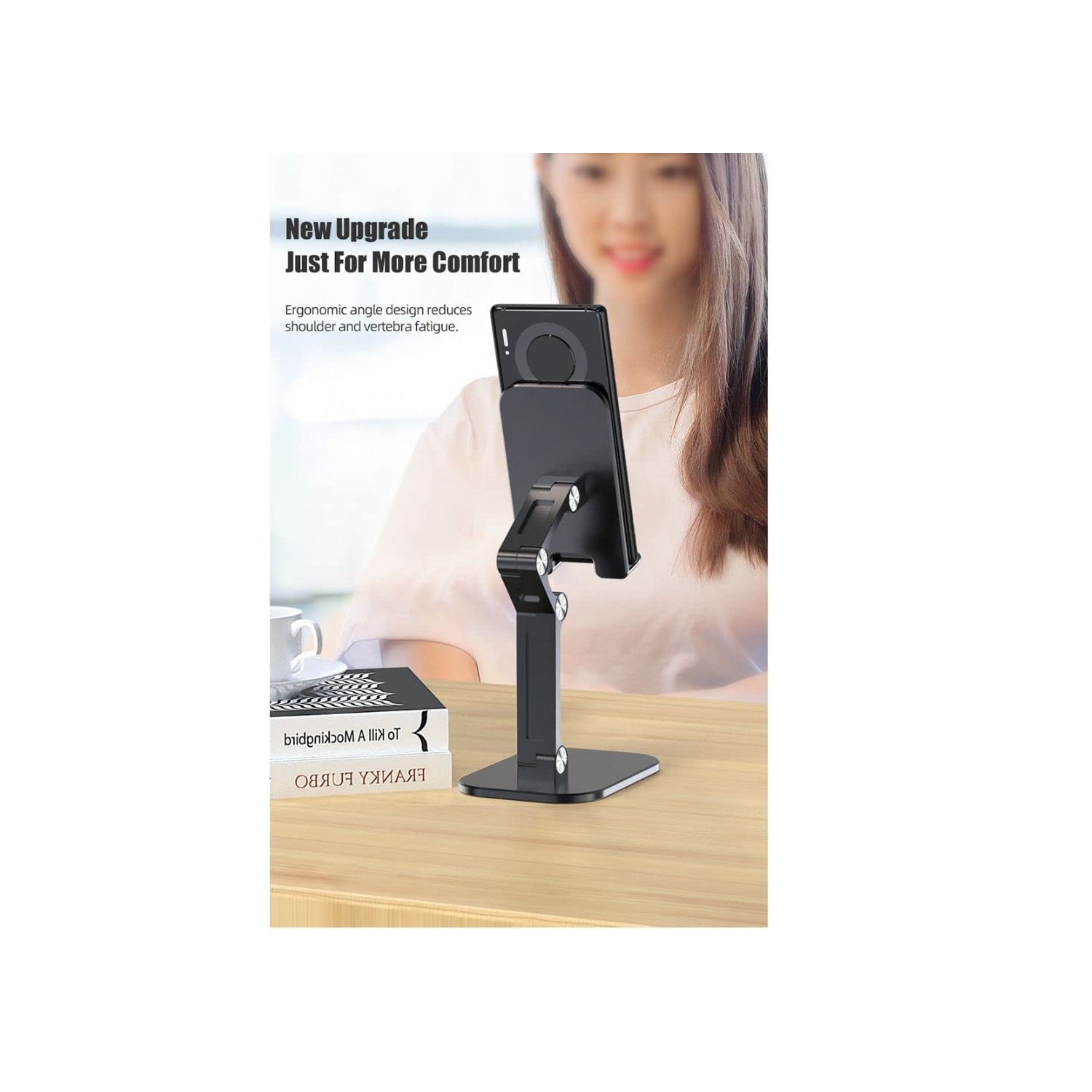 1Pc Snesh Universal Multiangle sturdy Desktop Holder, Phone holder Adjustable CellPhone holder mini tablet stand holder for Desk Compatible with