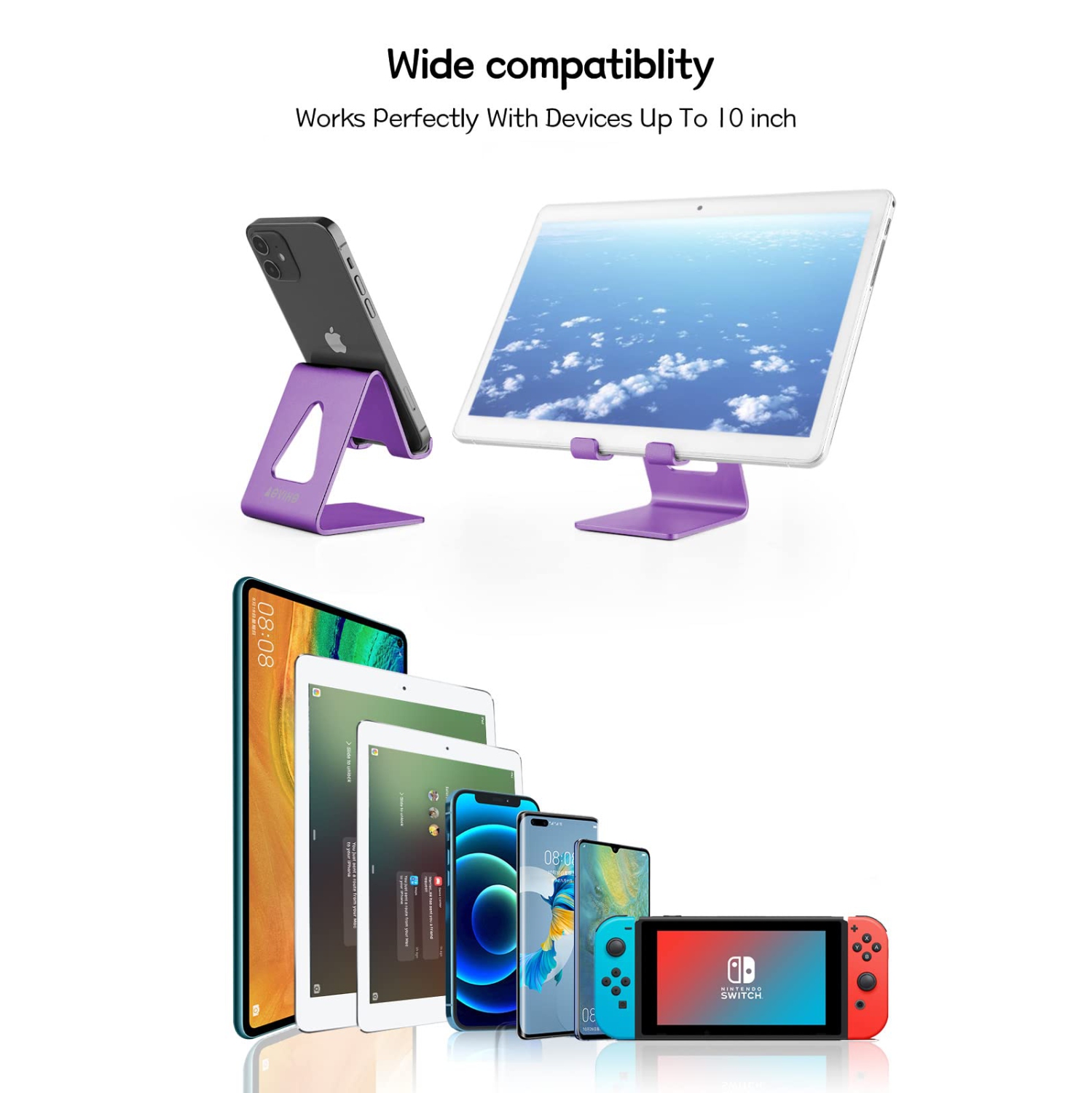 Support de bureau pour téléphone cellulaire - Station d’accueil en aluminium pour iPhone 14 13 12 Pro 11 X Max 8 7 6 6s plus se 5 5S Samsung tous