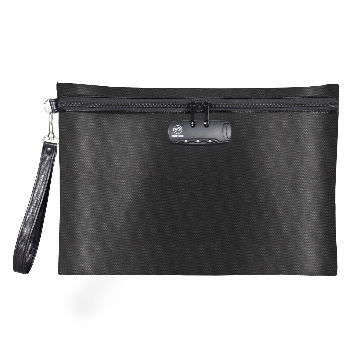 FireProof – Sac pour documents avec serrure, pochette de rangement étanche ignifuge pour documents A4, dossier, argent et objets de valeur