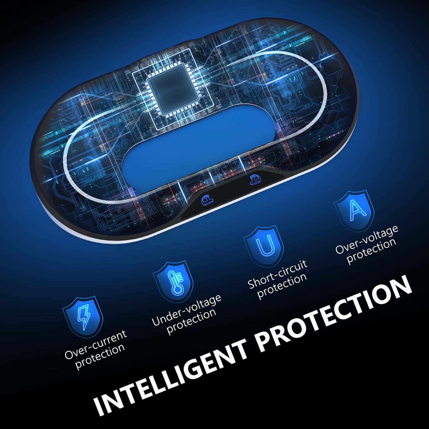 Station de recharge pour manette PlayStation VR2 Sense, chargeur PSVR2 avec voyant DEL, station de recharge PS VR2 avec 2 connecteurs magnétiques de