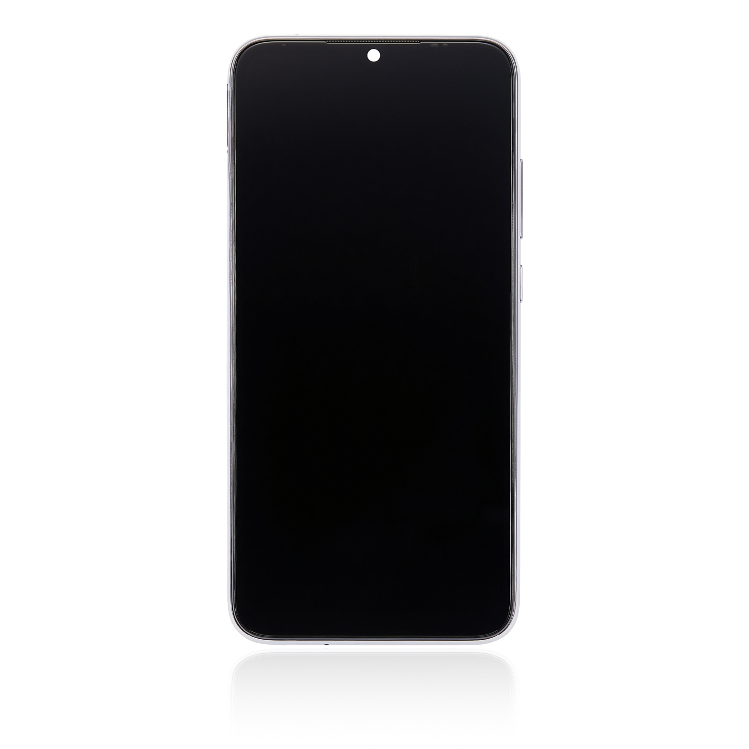 Remis à neuf - assemblage LCD de rechange avec cadre compatible avec Xiaomi Redmi Note 8 (Blanc clair de lune)