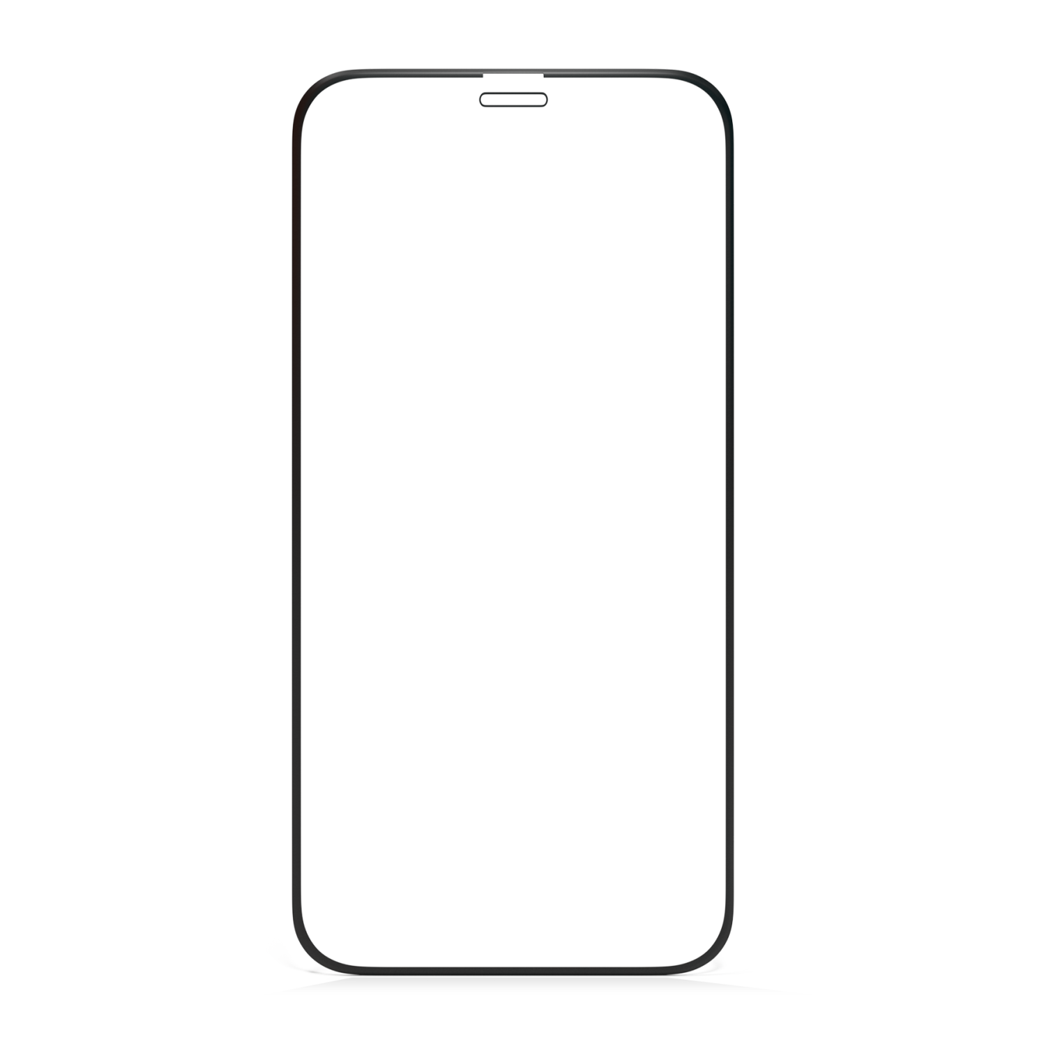 Verre trempé en silicone Casper compatible avec les iPhone 12 Mini (transparent)